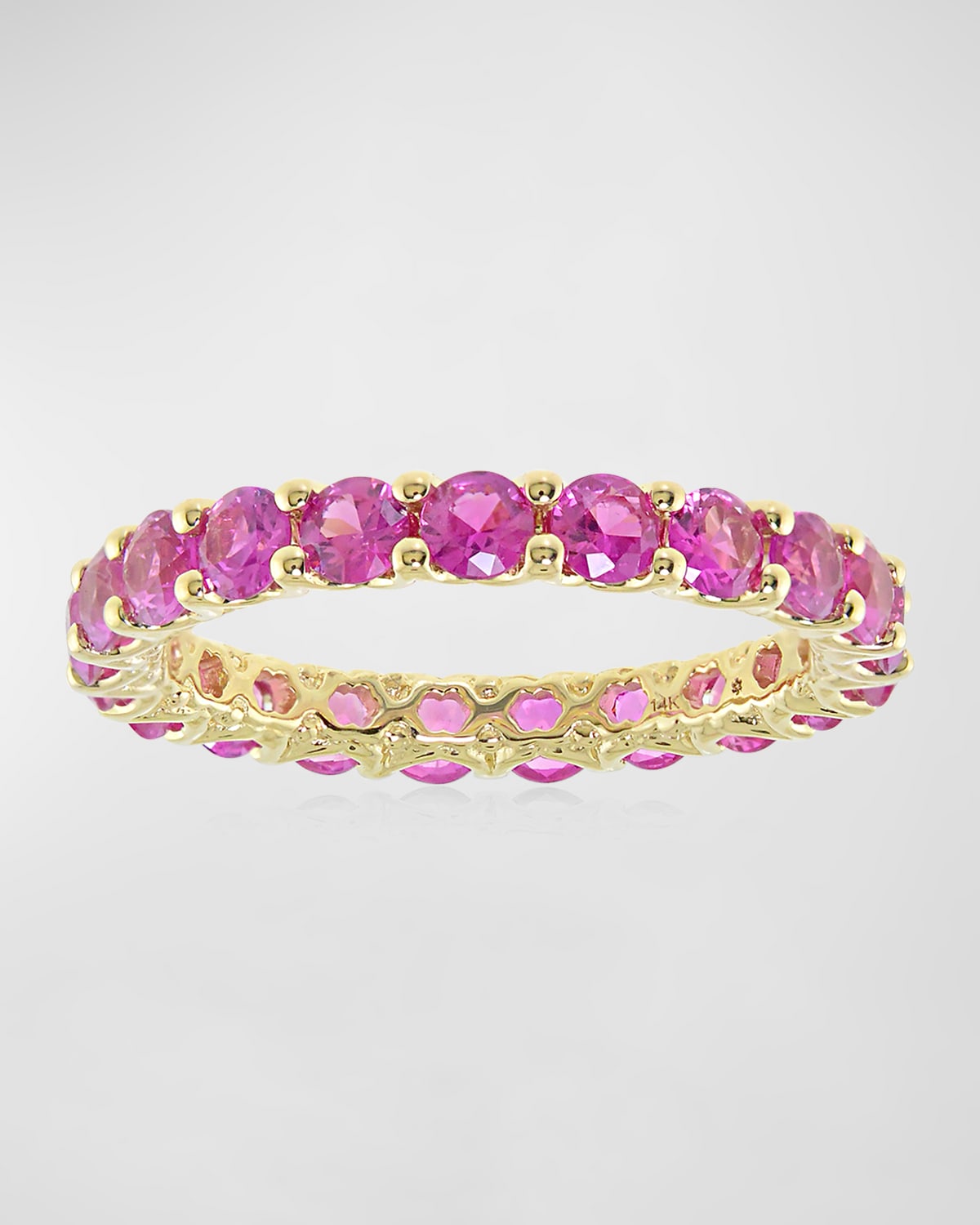 18K Yellow Gold The Hero Emerald Band