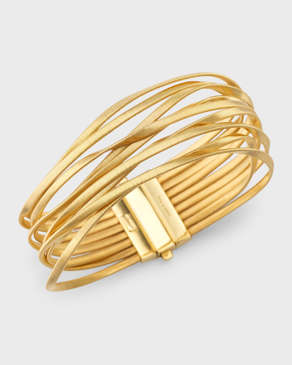 Marco Bicego Marrakech 18k Yellow Gold 9-strand Coil Bangle In 05 Yellow Gold