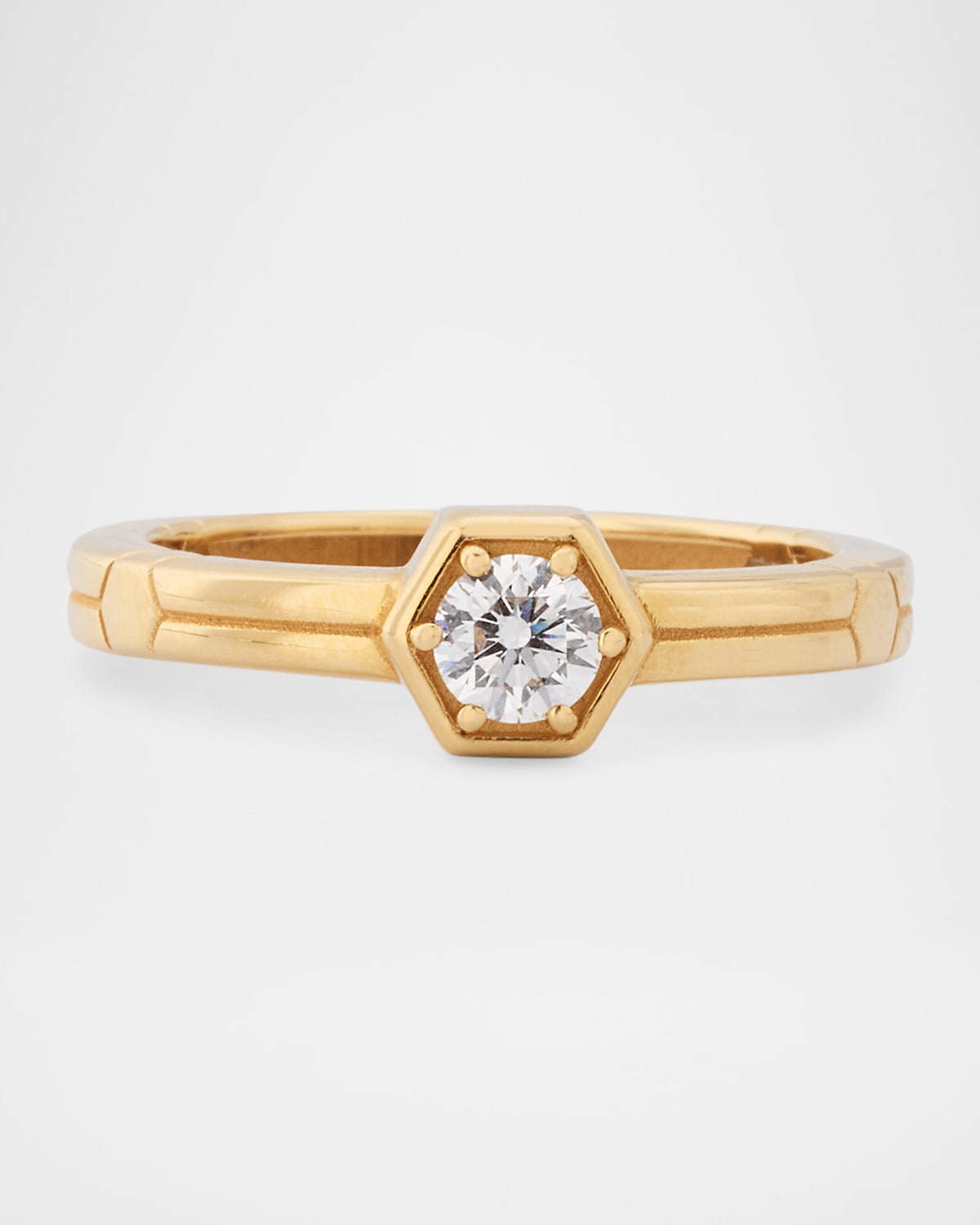 18K Yellow Gold Baia Sommersa Diamond Ring
