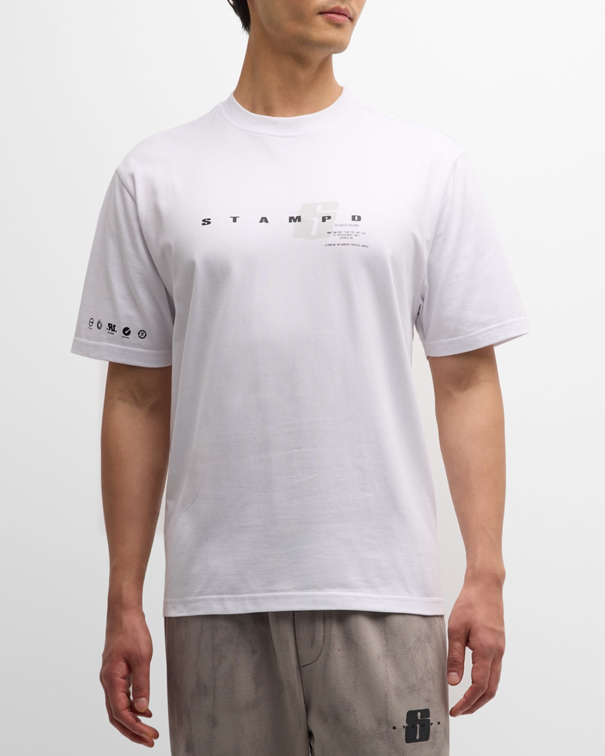 Shop Stampd Men's Summer Transit Relaxed T-shirt In White