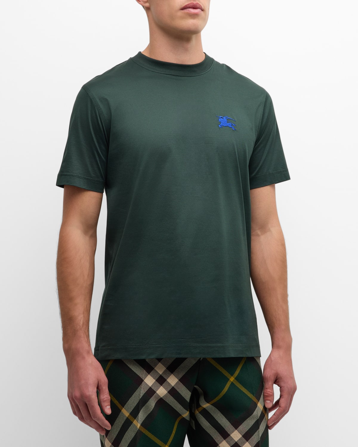 Shop Burberry Men's Ekd Jwear T-shirt In Ivy