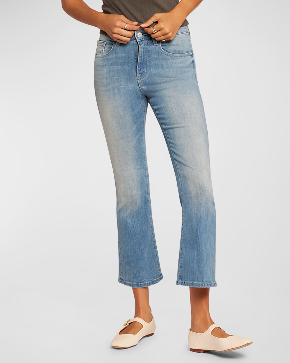 Current Elliott The Boulevard Bootcut Jeans In Blue