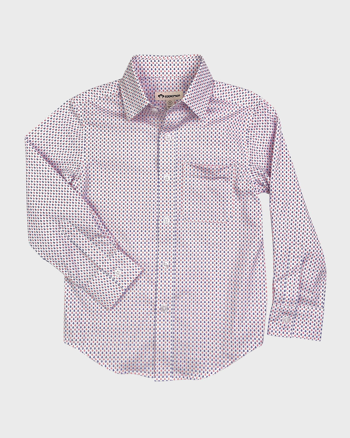 Boy's Standard Long-Sleeve Shirt, Size 2-12