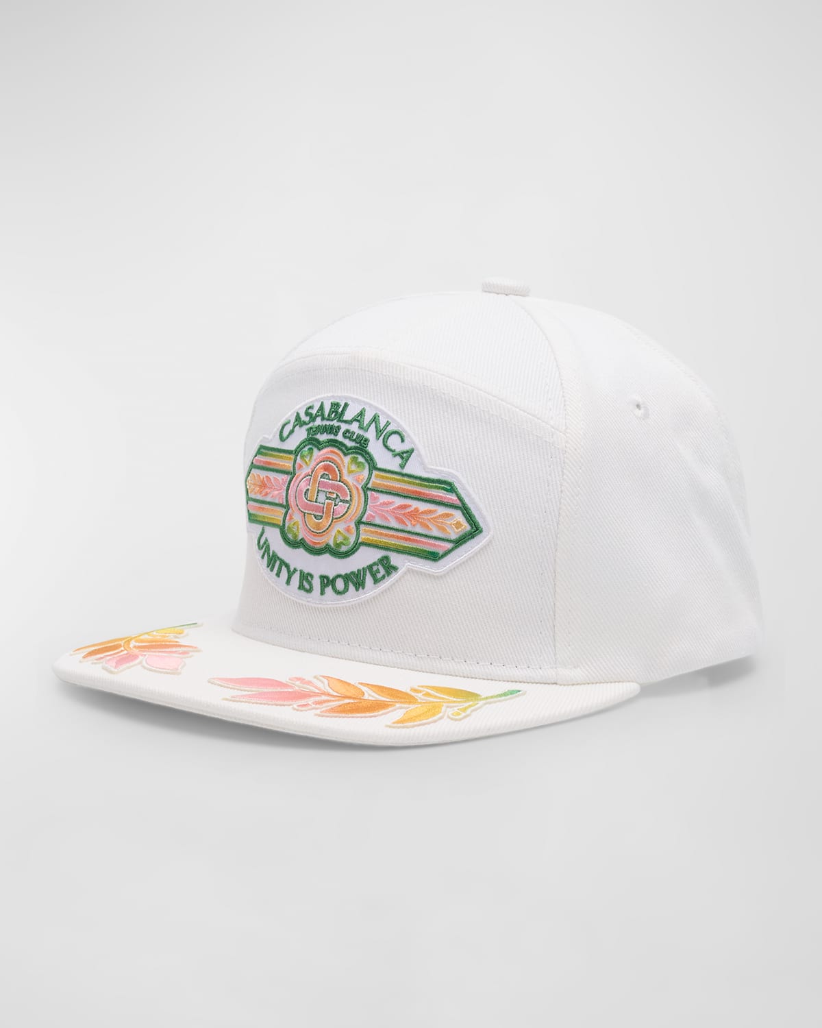 Shop Casablanca Men's Unity Is Power Gradient Embroidered Baseball Cap
