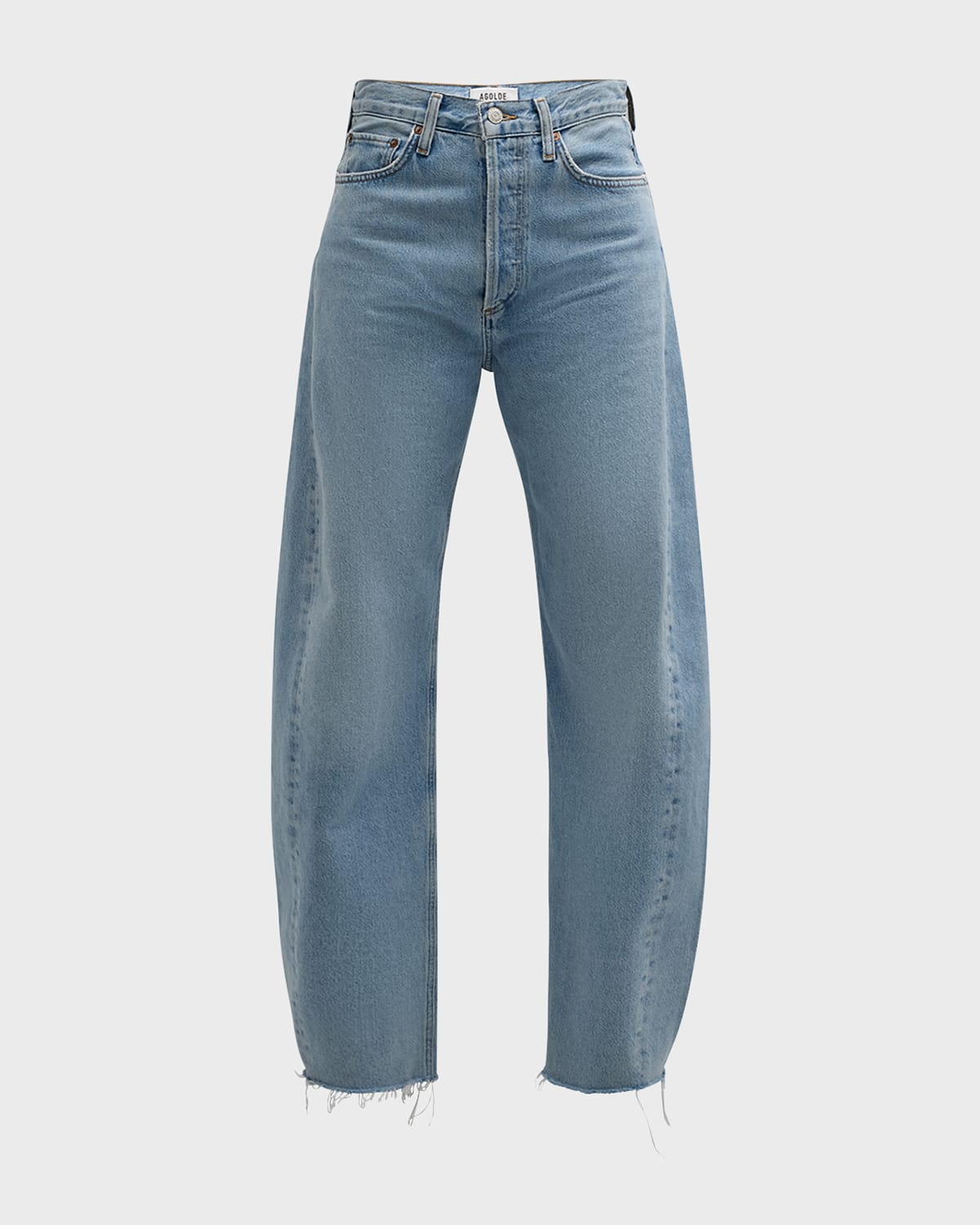 AGOLDE Clara Jeans: Low Rise Baggy Flare