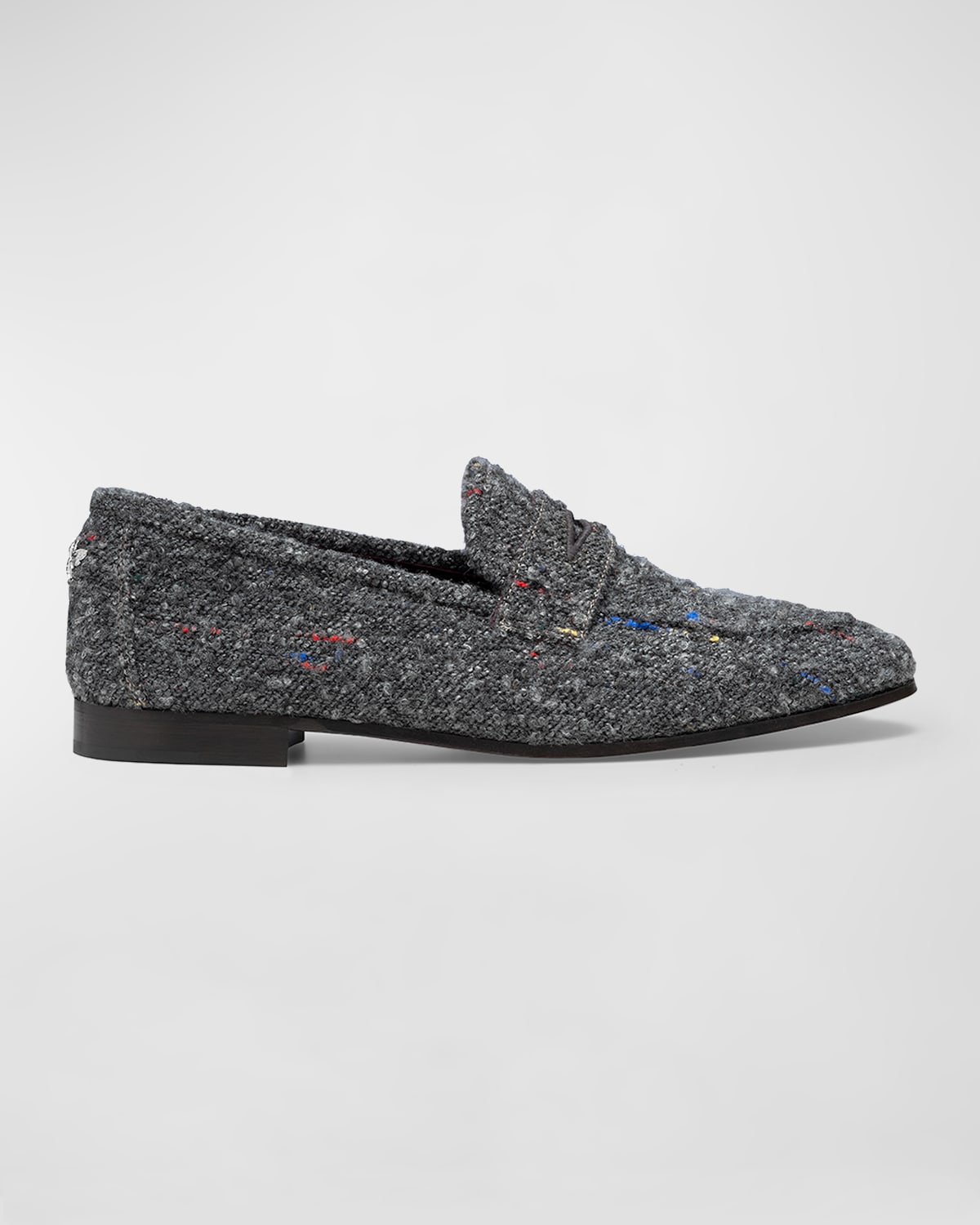 Flaneur Wooly Penny Loafers