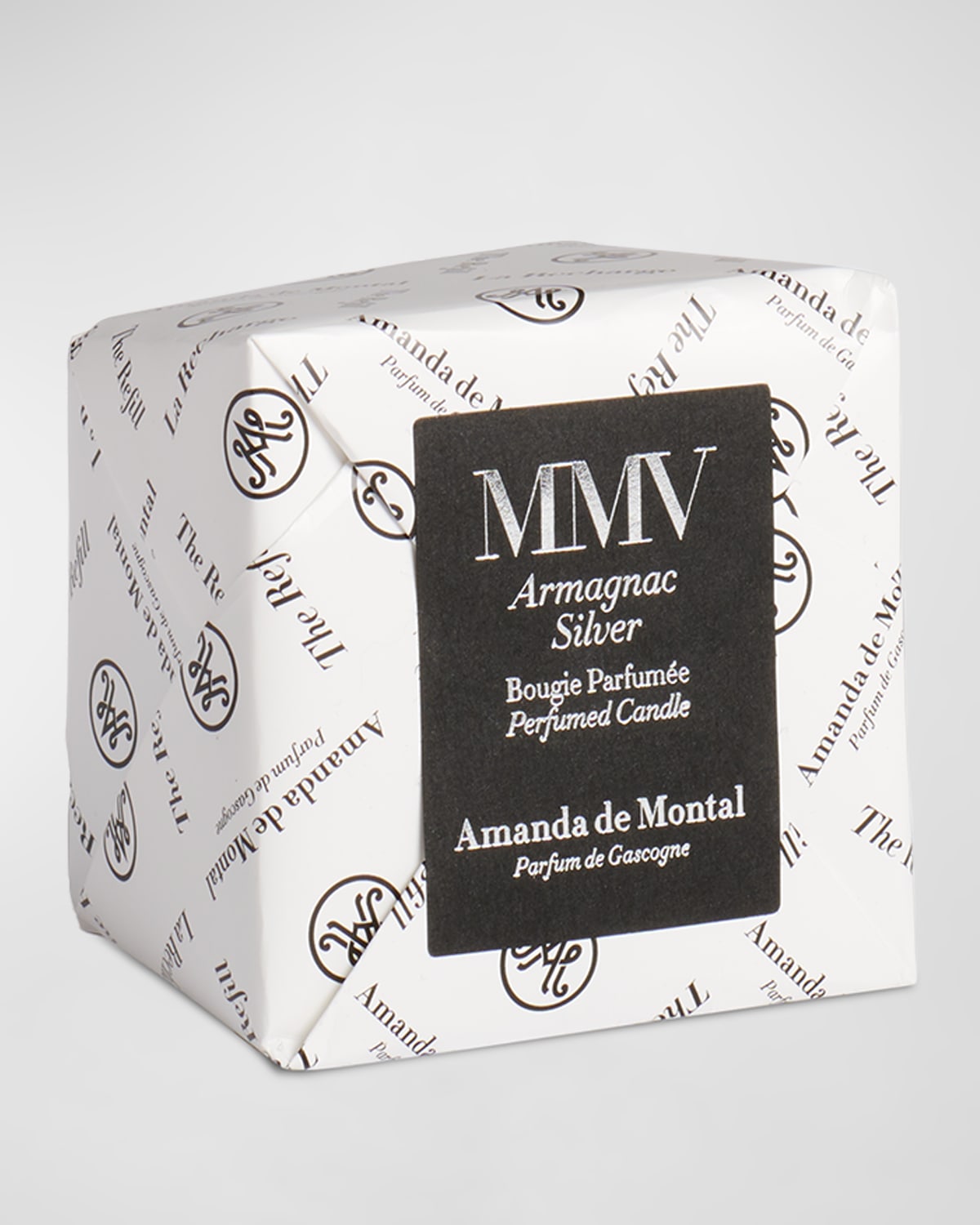 Amanda De Montal Armagnac Silver Scented Candle Refill, 190g