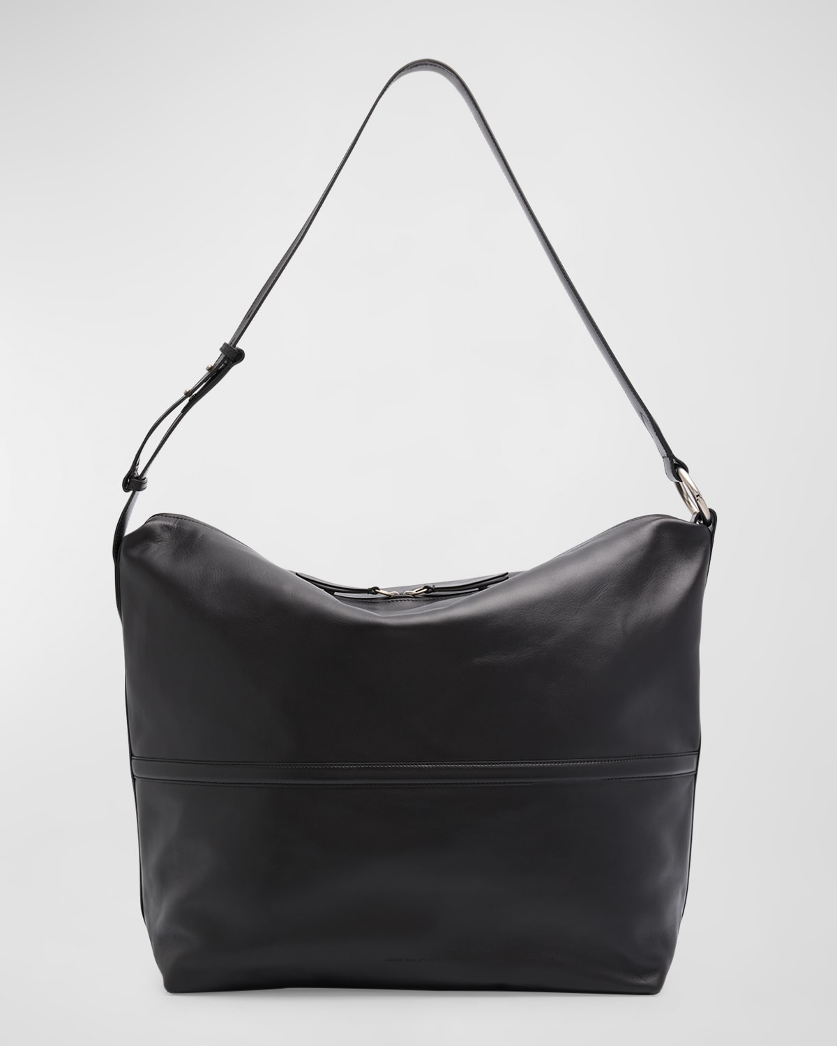 Shop Dries Van Noten Men's Leather Tote Bag In Black