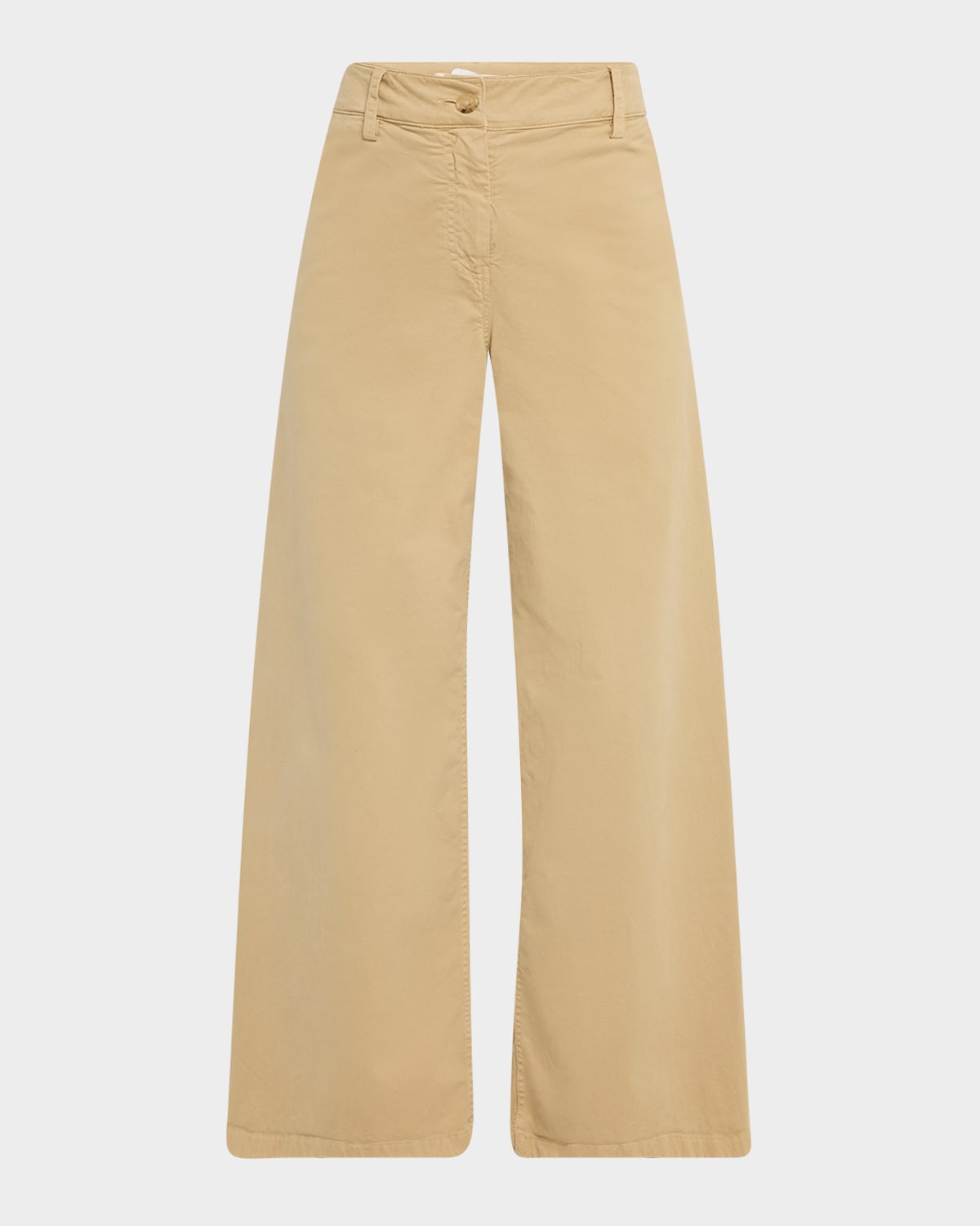 Nili Lotan Megan Brushed Stretch Wide Leg Pants In Brown