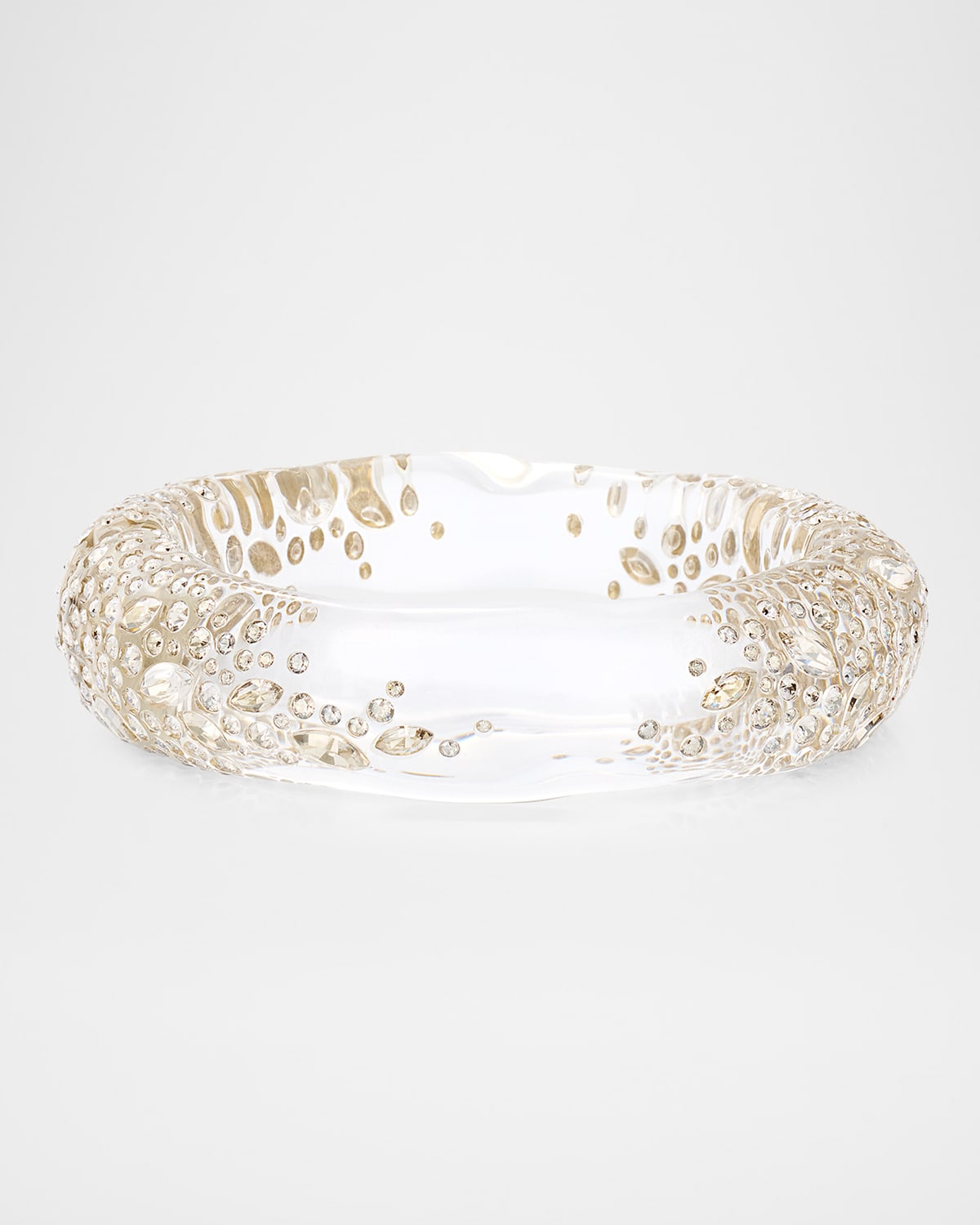 Confetti Crystal Lucite Hinge Bracelet