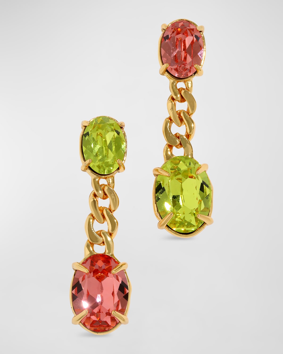 Alexis Bittar Bonbon Crystal Drop Post Earrings In Multi
