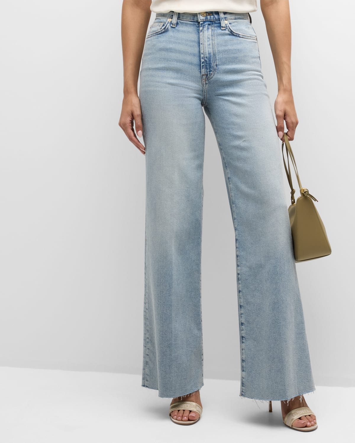 Shop 7 For All Mankind Ultra High-rise Jo Jeans In Sunday
