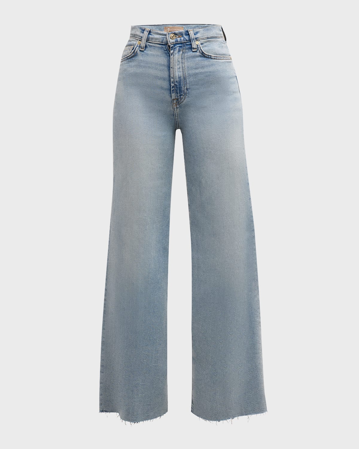 7 For All Mankind Ultra High Rise Jo Cropped Jeans In Sandalwood In Sunday