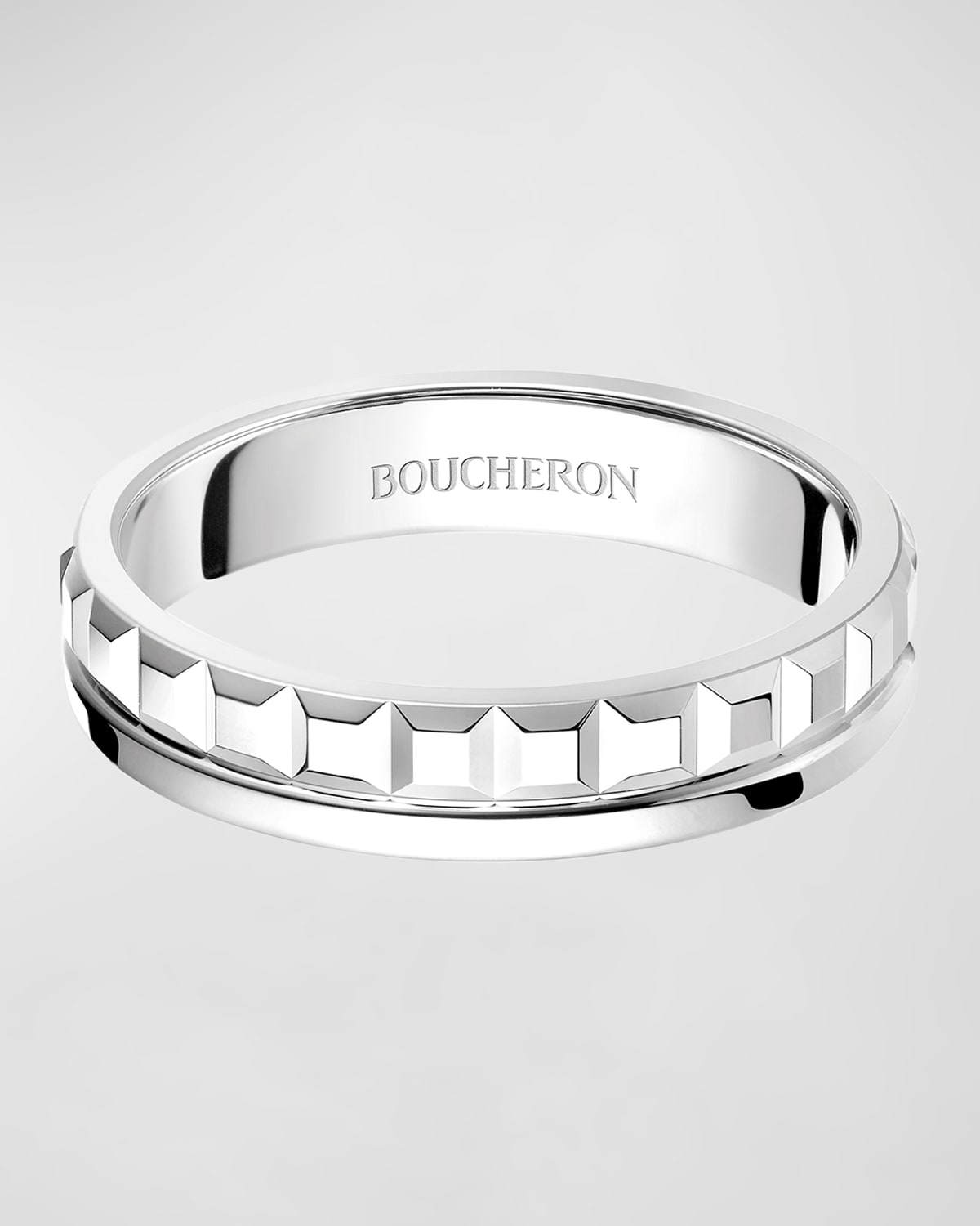 Boucheron Quatre 18K White Gold Radiant Edition Band Ring