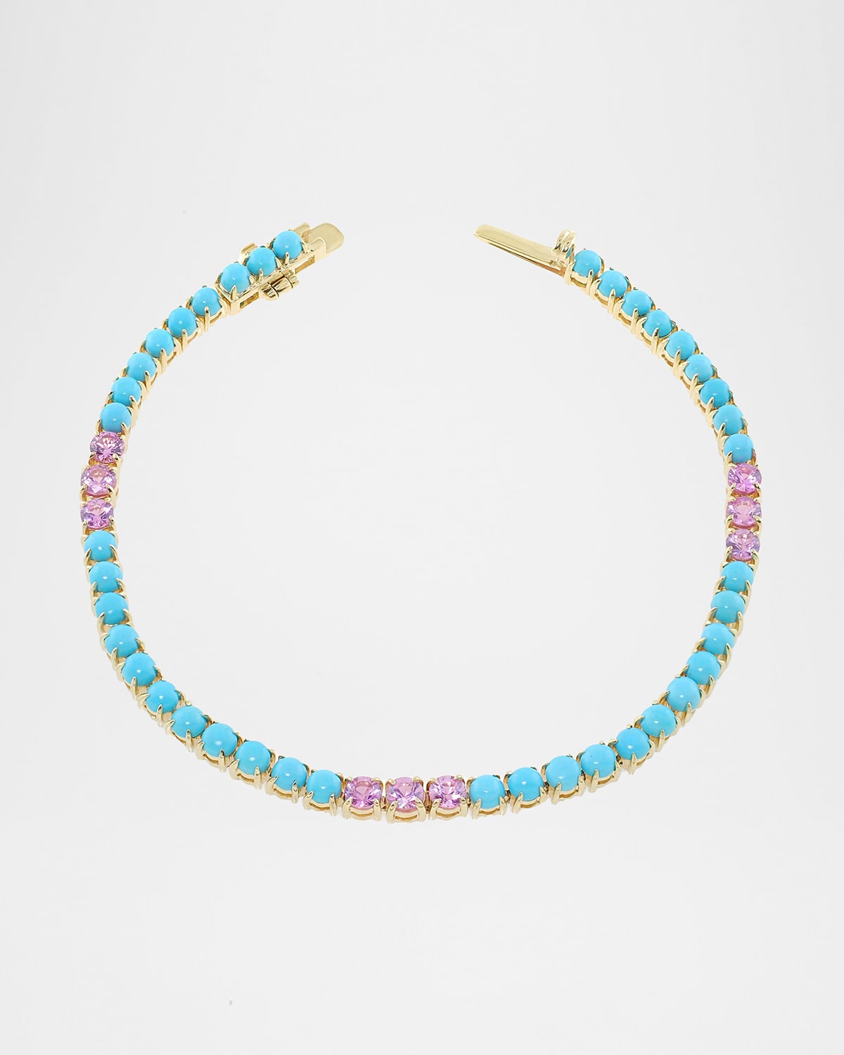 14K Yellow Gold Tennis Bracelet