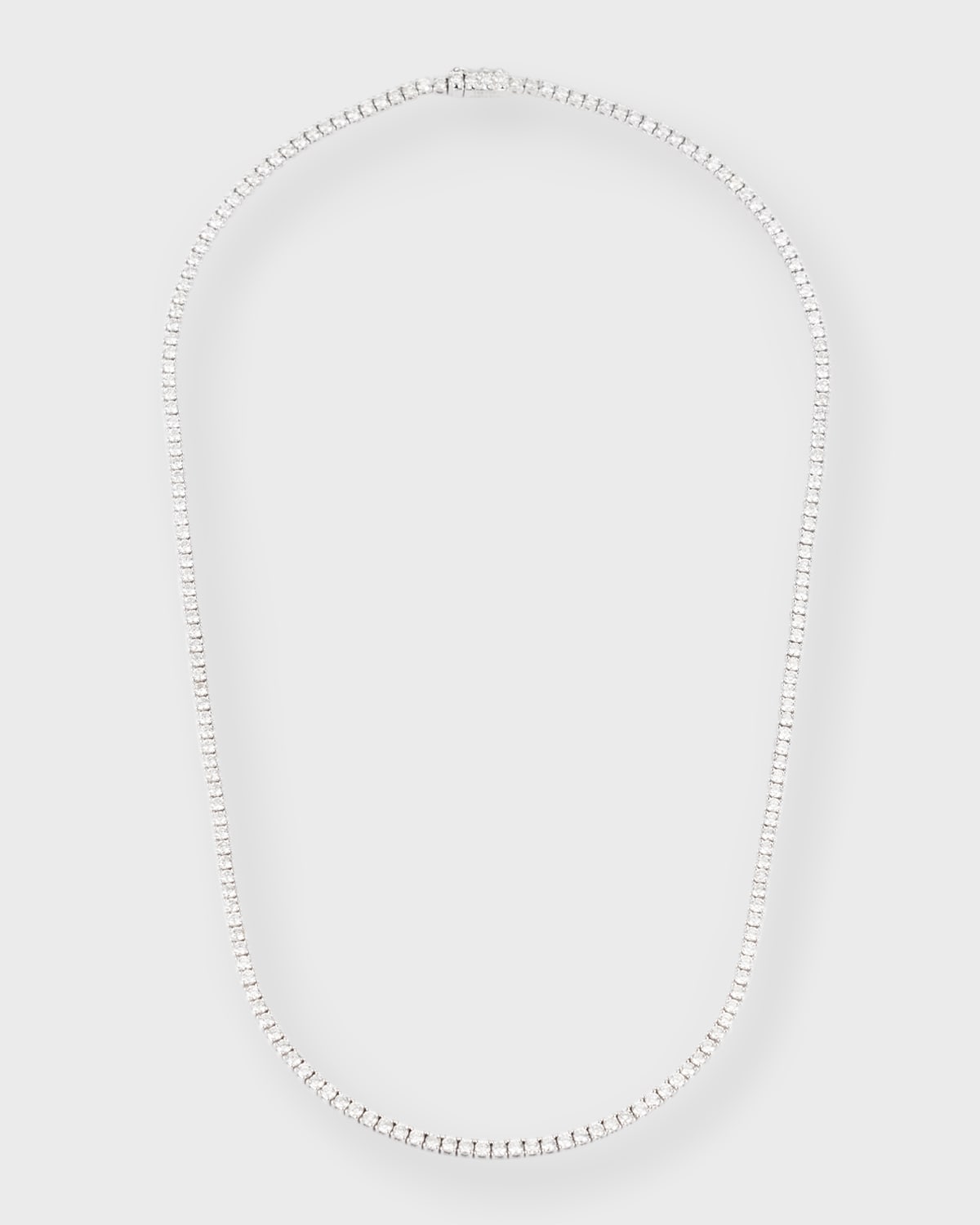 18k Gold Diamond Choker Necklace, 16"L