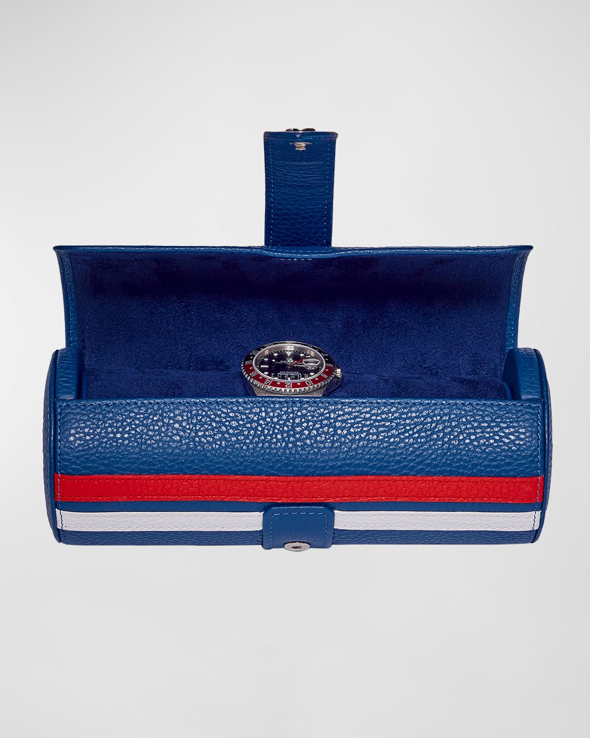 Shop Rapport Greenwich Range Three Watch Roll In Navy