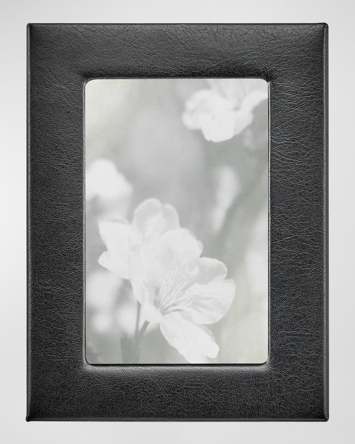 Shop Graphic Image Leather Picture Frame, 4" X 6" In Black