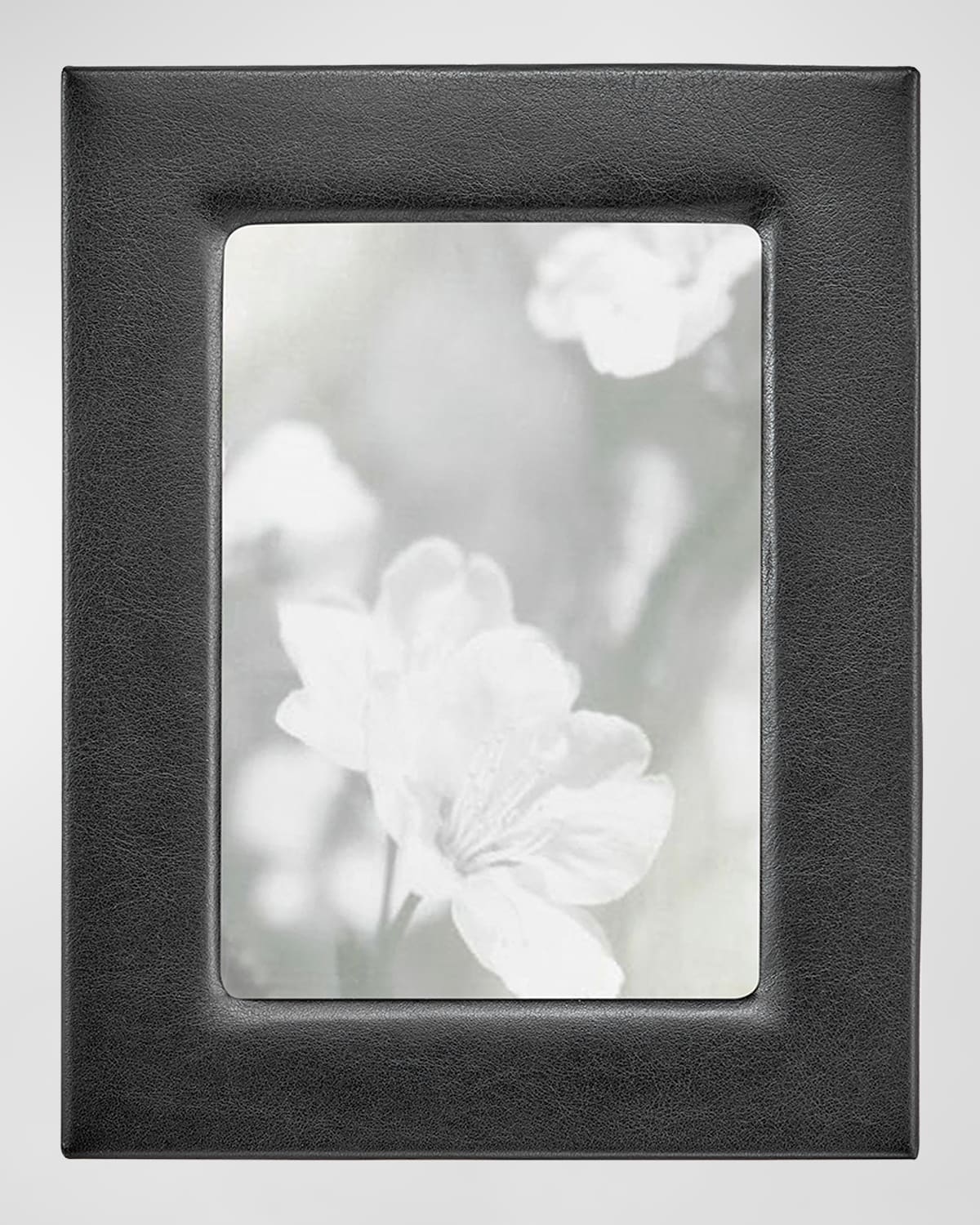 Shop Graphic Image Leather Picture Frame, 5" X 7" In Black