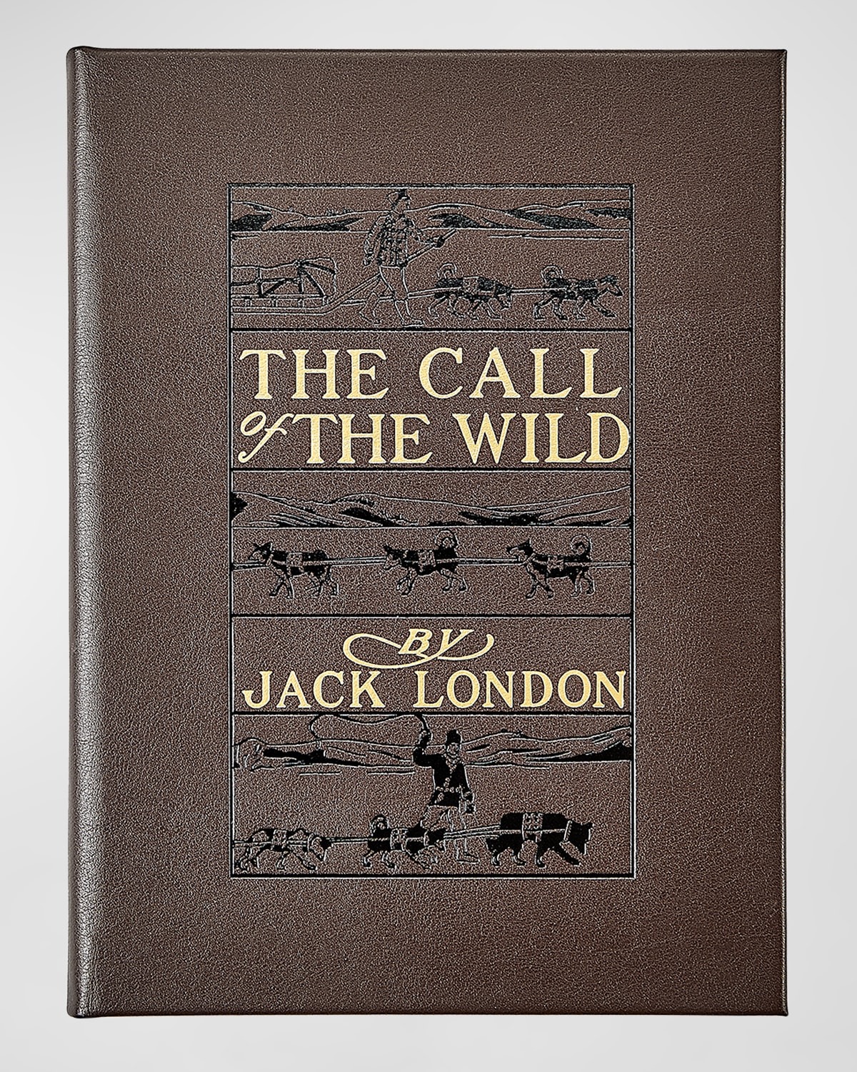 Graphic Image Call Of The Wild Leather Edition Book In Brown