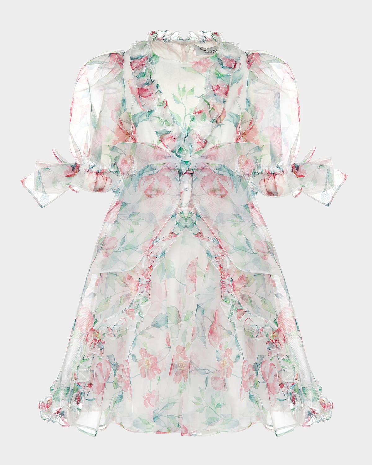 Mama Luma Girl's Enchanting Organza Floral Dress, Size 3T-10