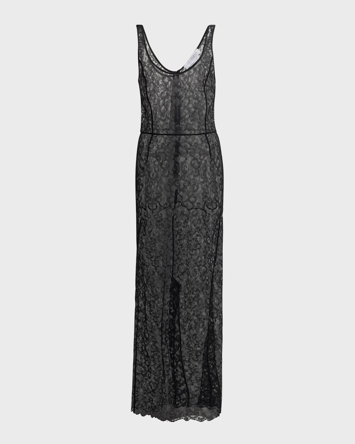 GABRIELA HEARST POLUS LACE SLEEVELESS MAXI DRESS