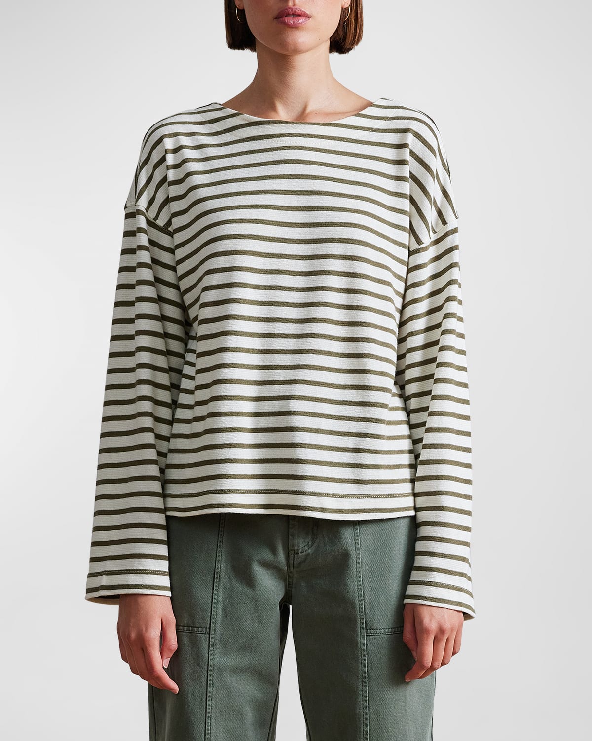 Barca Striped Organic Cotton Jersey Shirt