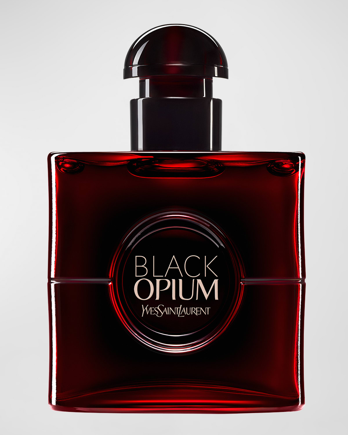 Shop Saint Laurent Black Opium Eau De Parfum Over Red, 1.6 Oz.