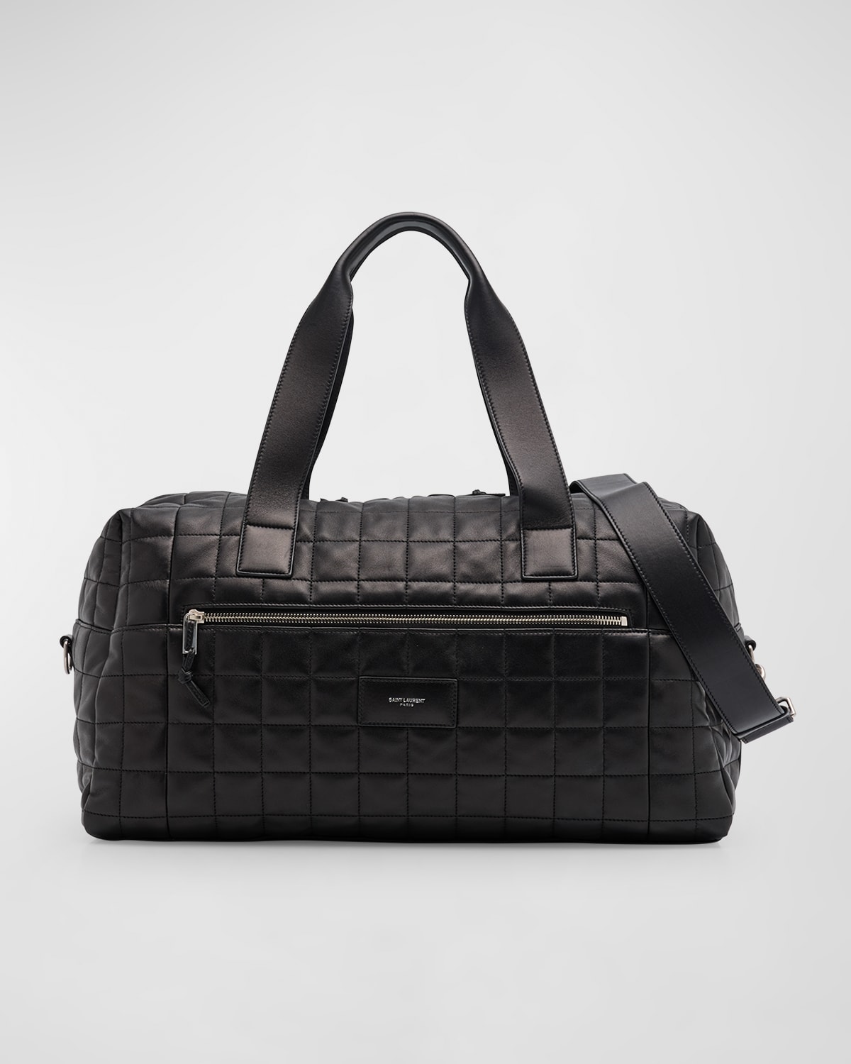 Men's Nuxx Quilted Leather Duffel Bag