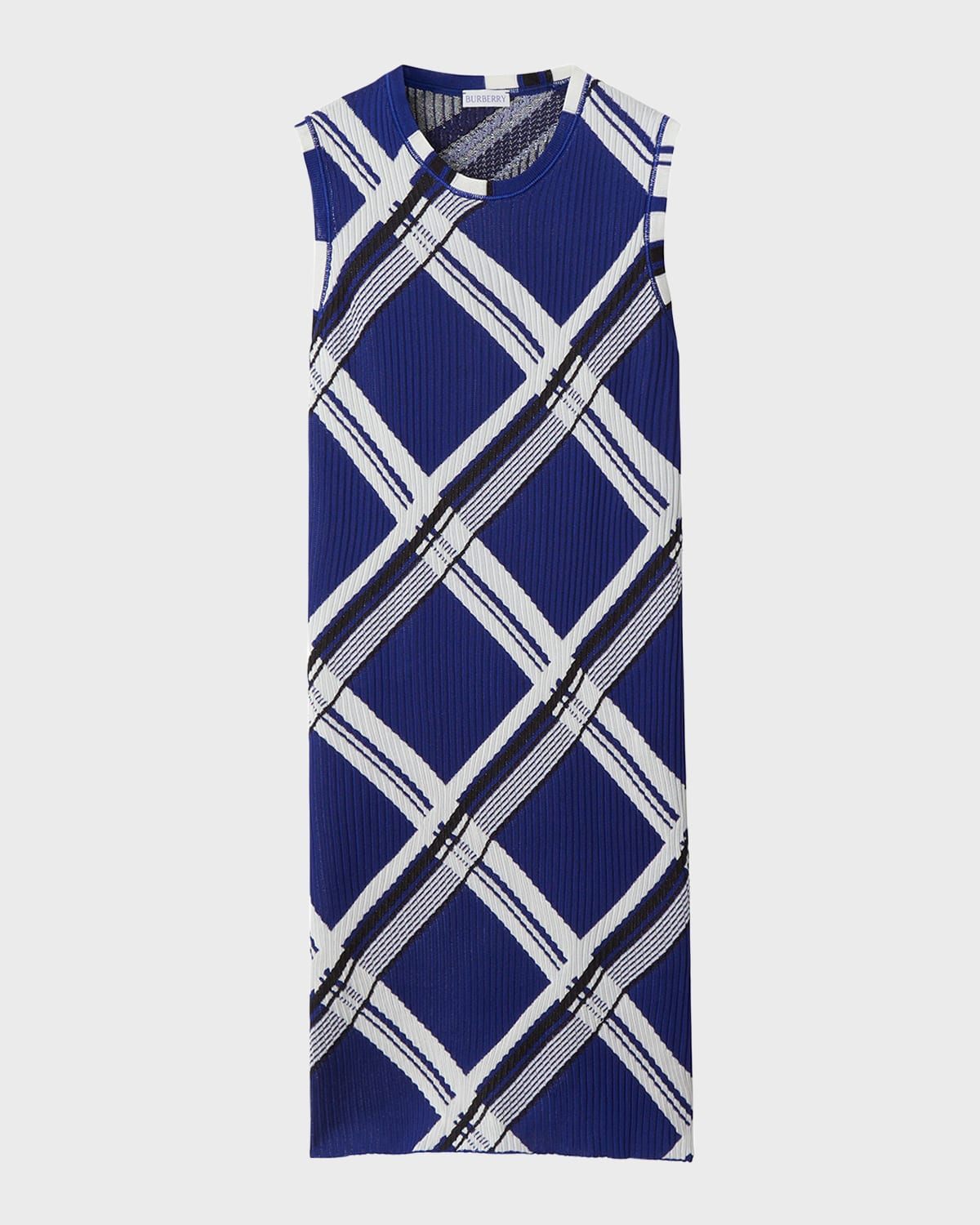 Burberry Abito Con Check In Knight Ip Check