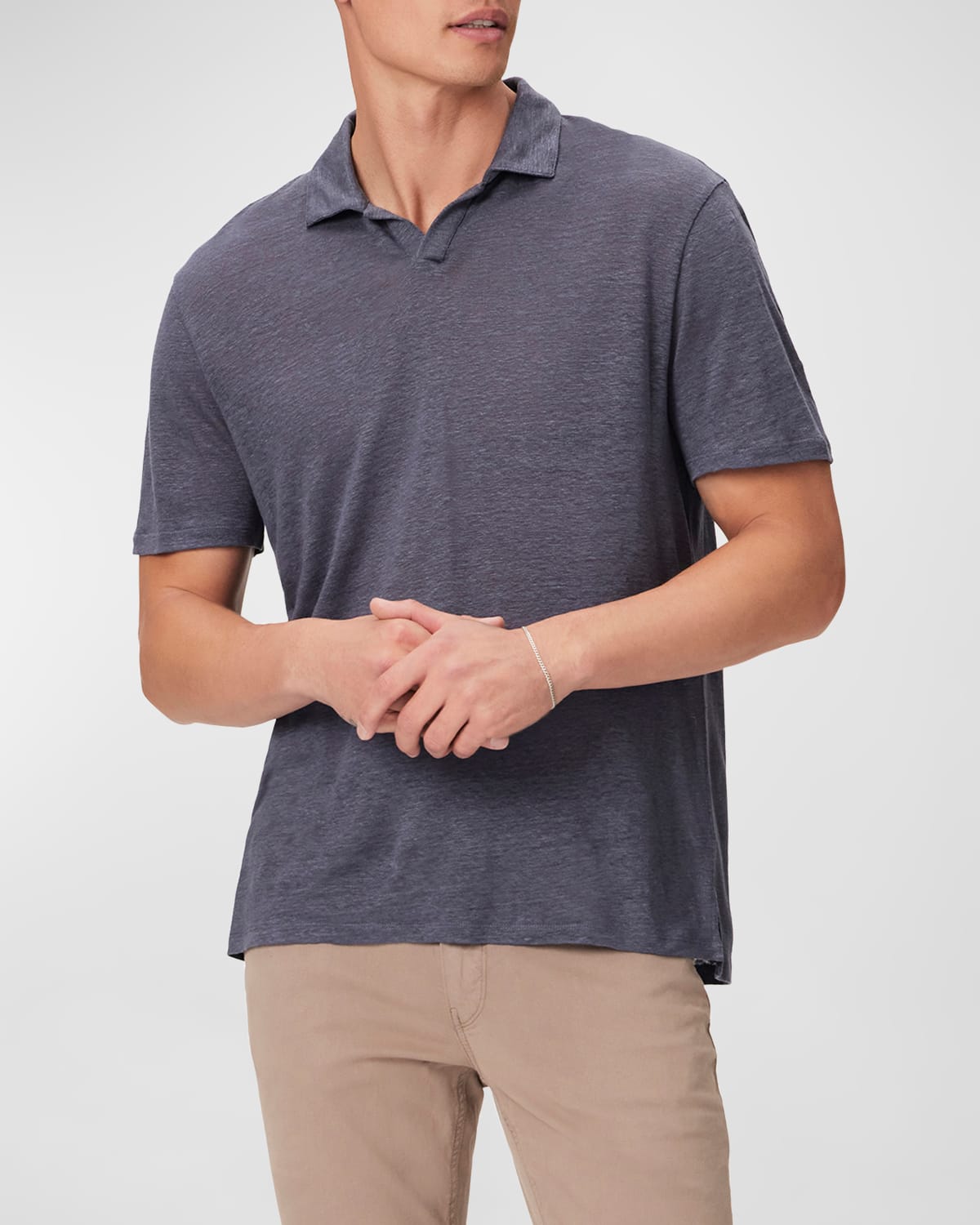 Men's Shelton Linen Polo Shirt