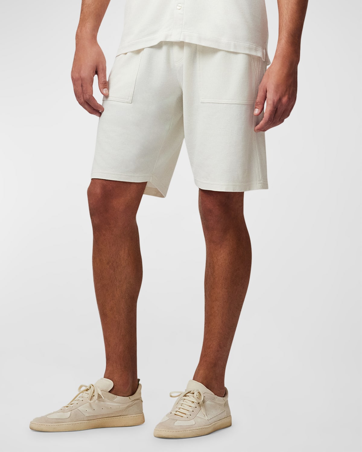 Men's Pique Drawstring Shorts