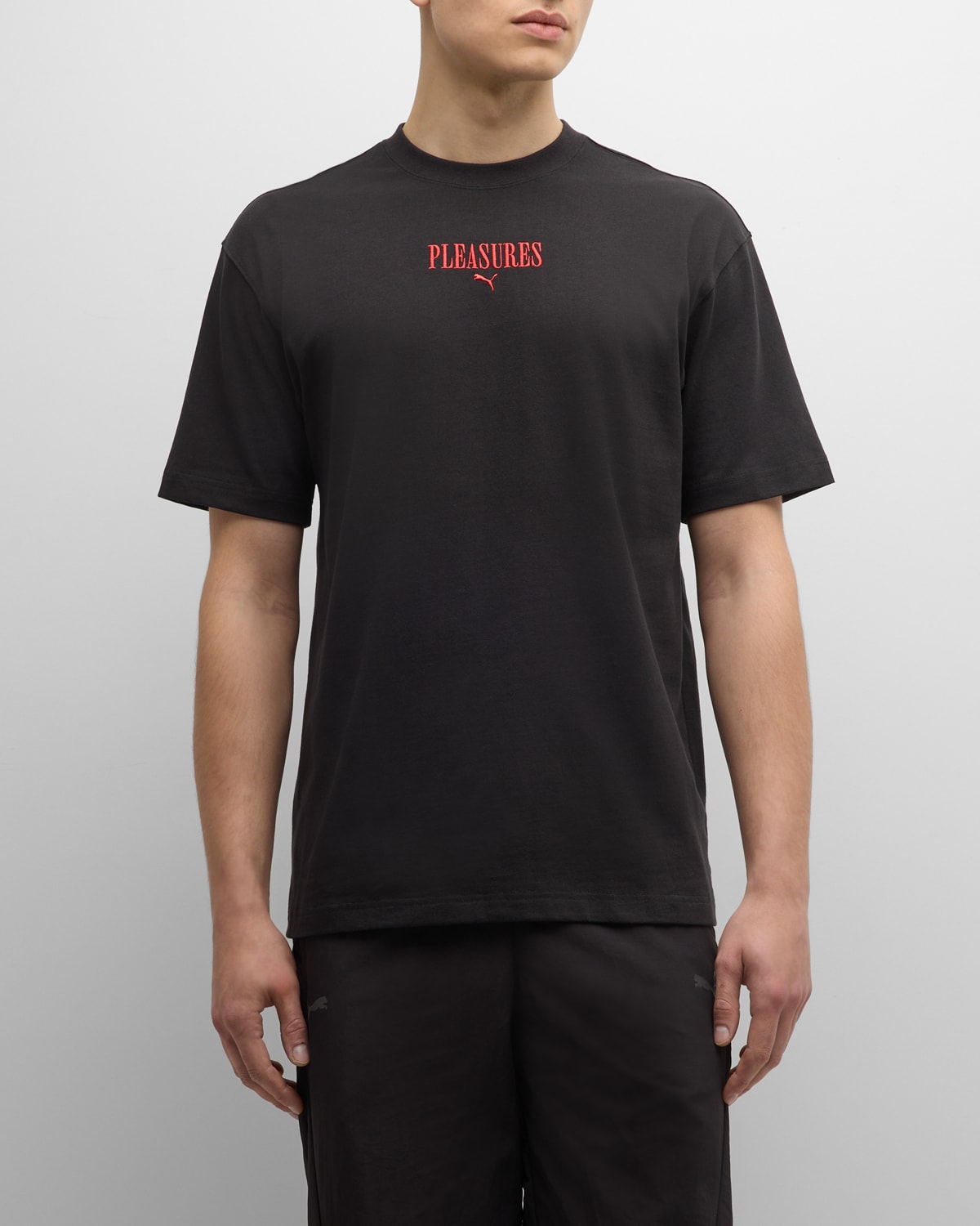 Shop Puma X Pleasures Men's Graphic T-shirt In Black