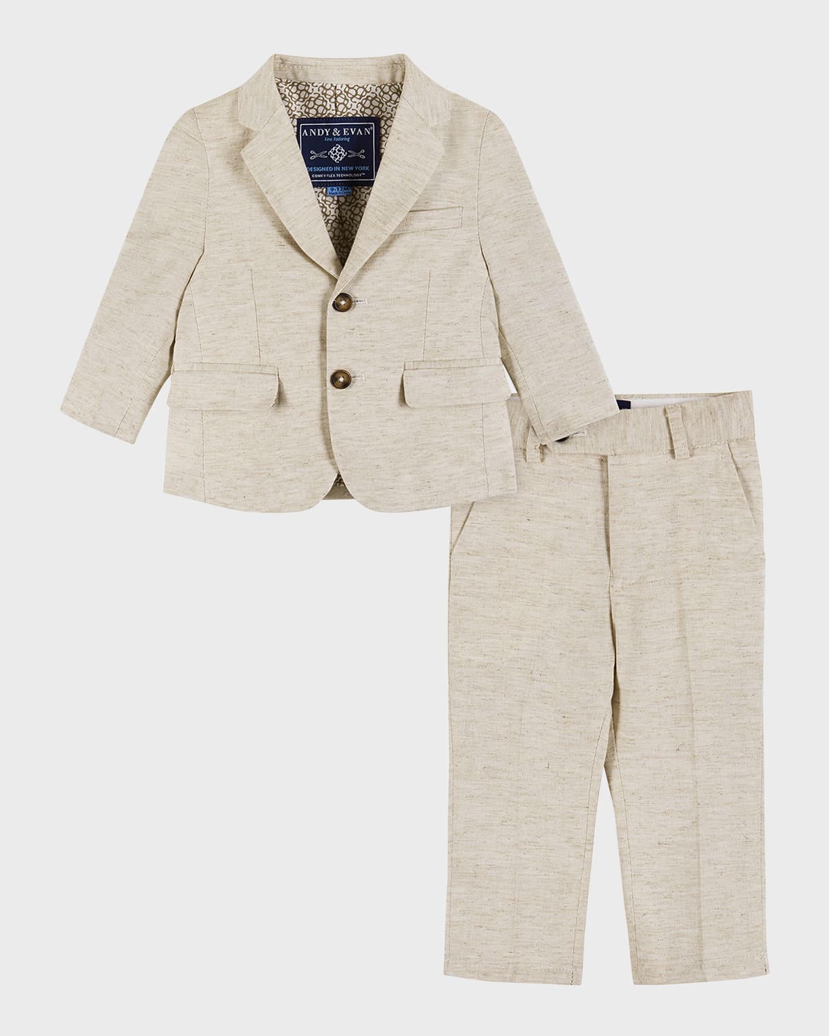 Andy & Evan Kids' Boy's Two-piece Suit Set In Gray