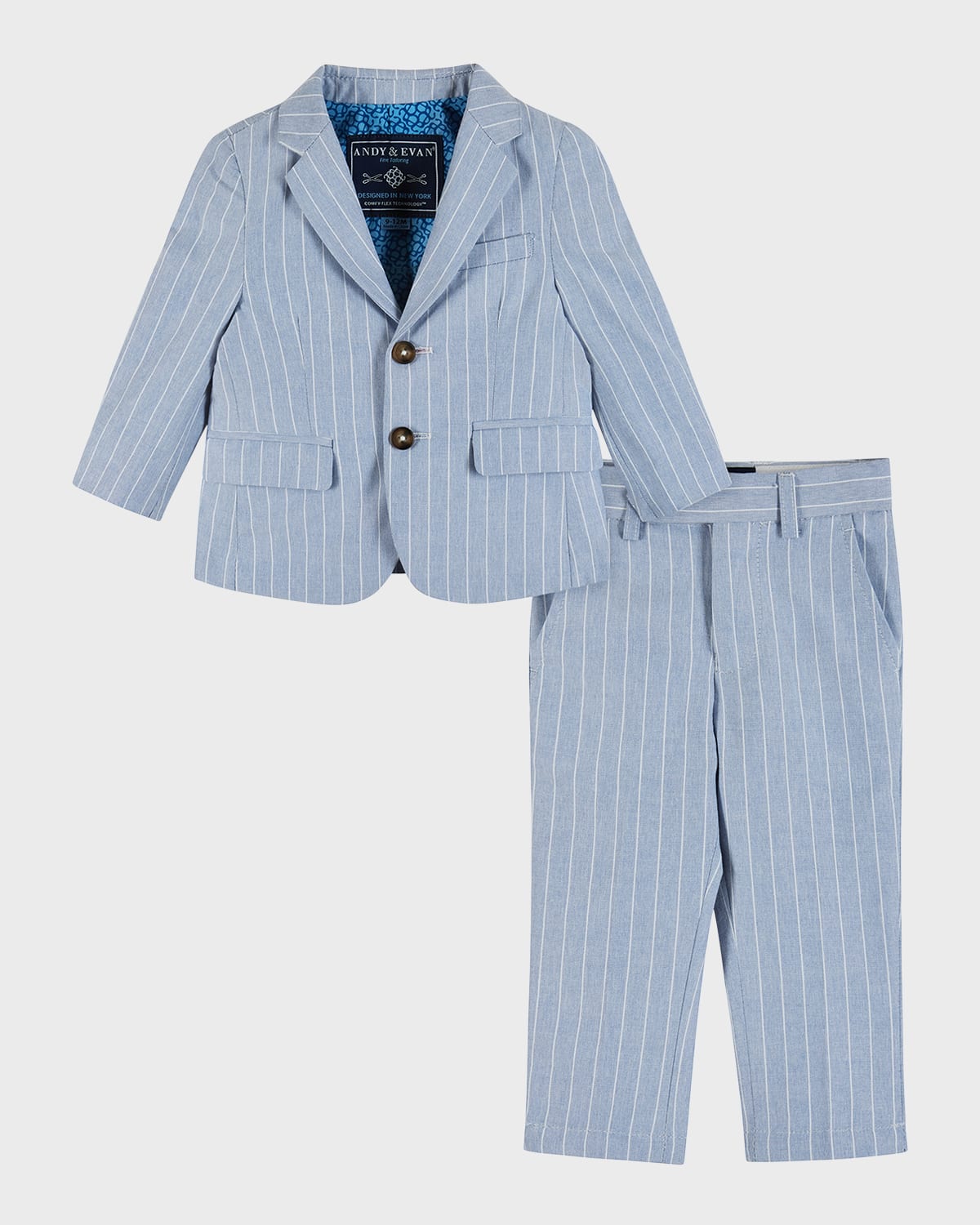 Andy & Evan Kids' Boy's Two-piece Suit Set In Blue