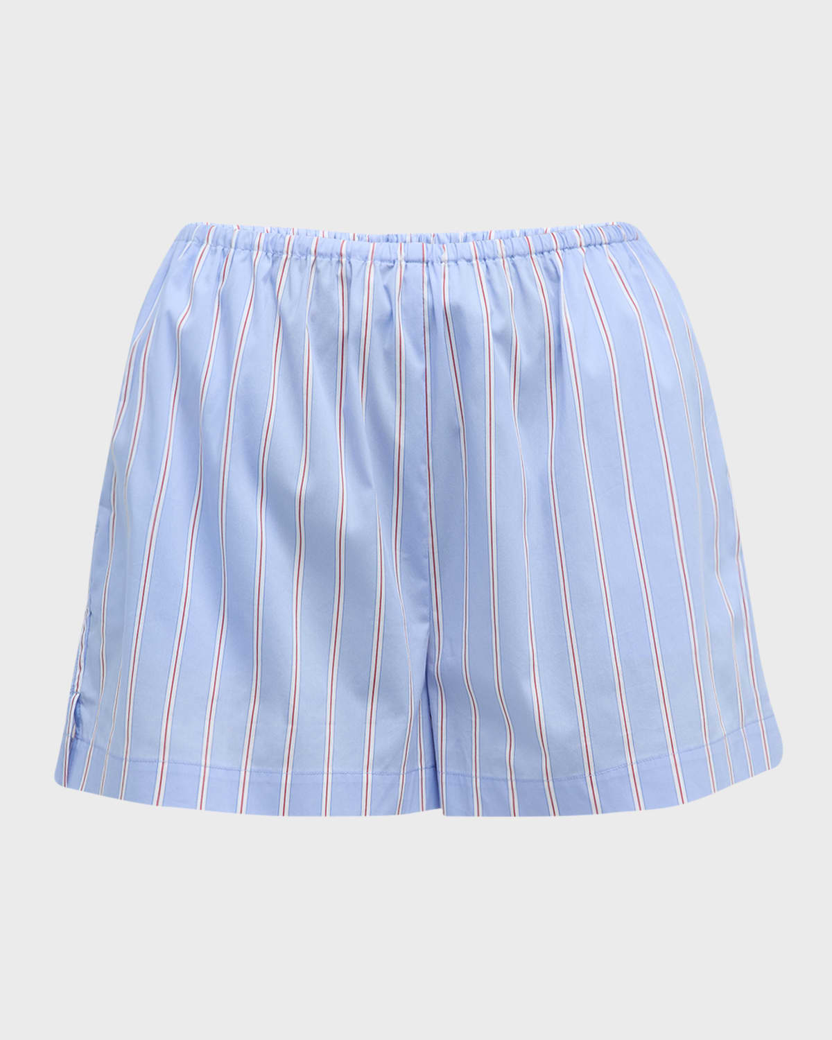 Solid & Striped X Sofia Richie Grainge Exclusive The Loretto Cotton Shorts In Hot Spring Stripe