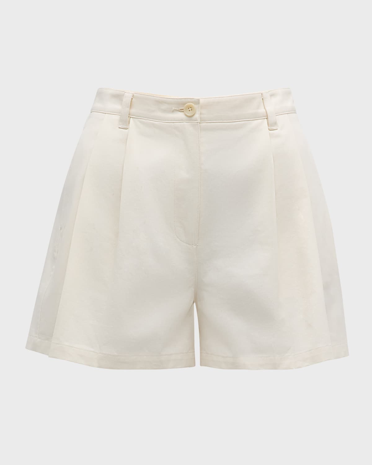 Solid & Striped X Sofia Richie Grainge Exclusive The Oceane Cotton Shorts In Ecru