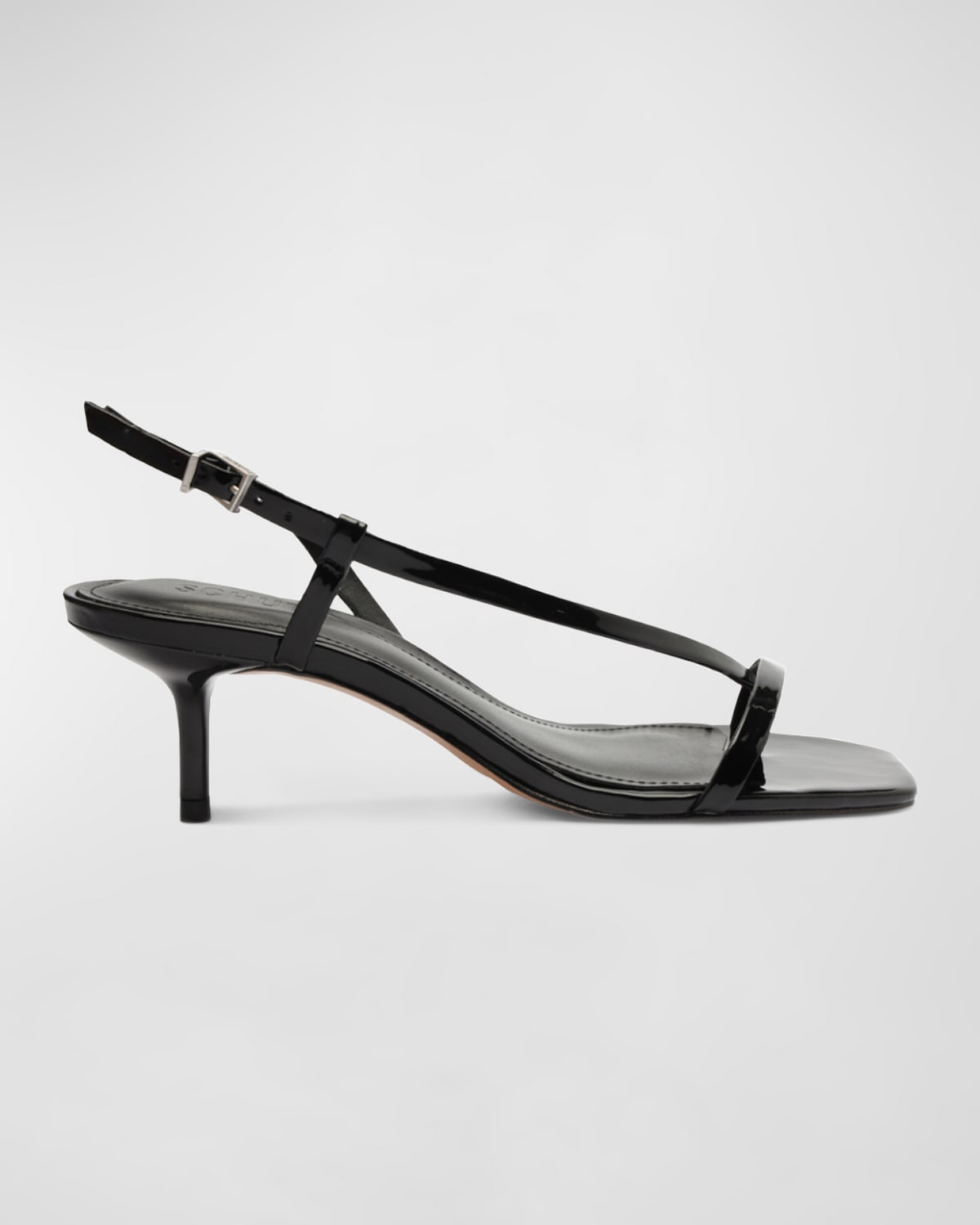 Shop Schutz Heloise Thong Slingback Sandals In Black