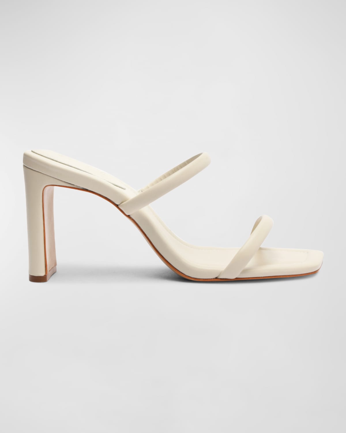 Shop Schutz Ully Napa Dual Band Slide Sandals In Pearl