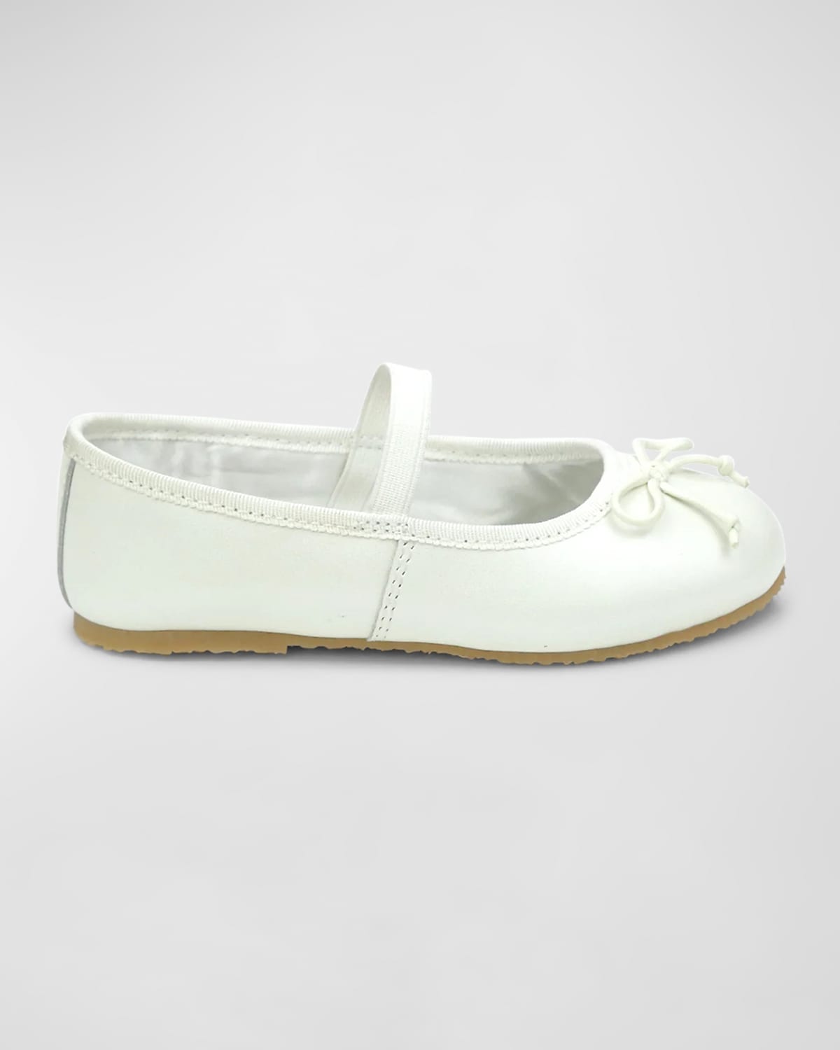 Shop L'amour Shoes Girl's Alia Ballerina Flats, Baby/toddler/kids In White