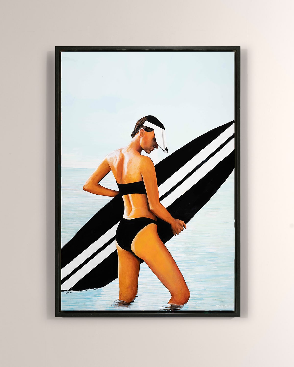 Rfa Fine Art Chic Surfer Giclee In Multi