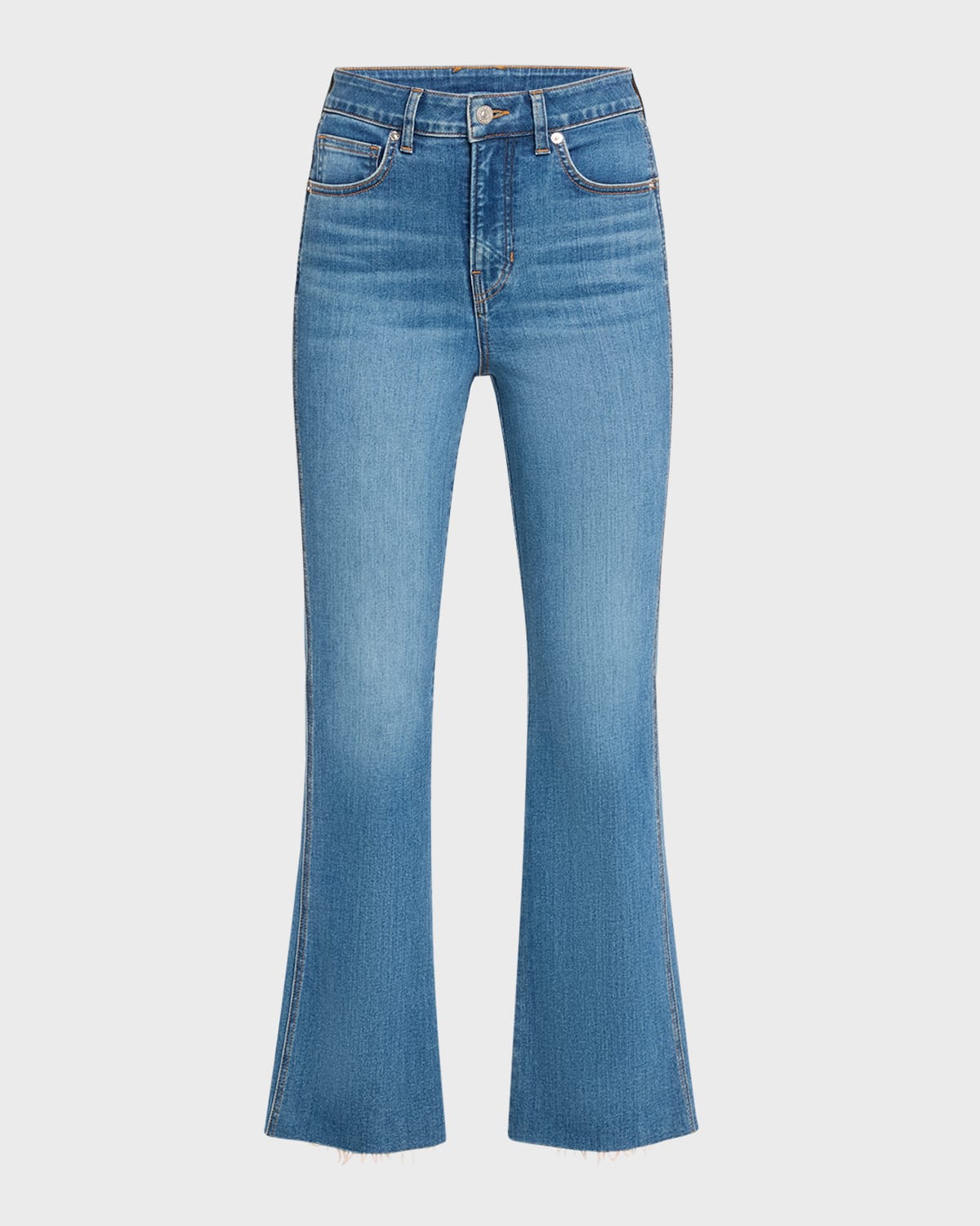 Shop Veronica Beard Jeans Carolina Skinny Kick-flare Jeans In Serendipity