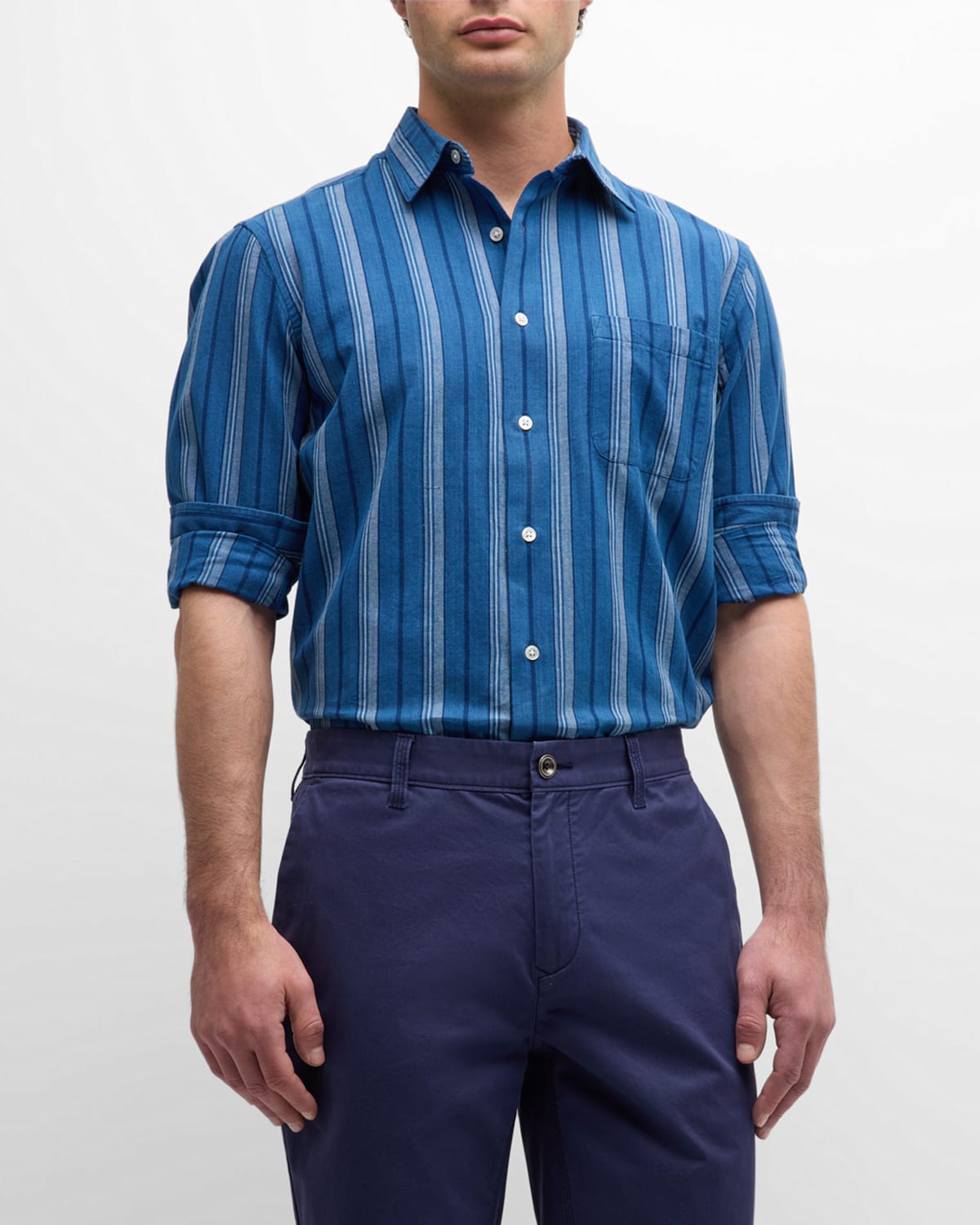 Men's Striped Sport Shirt