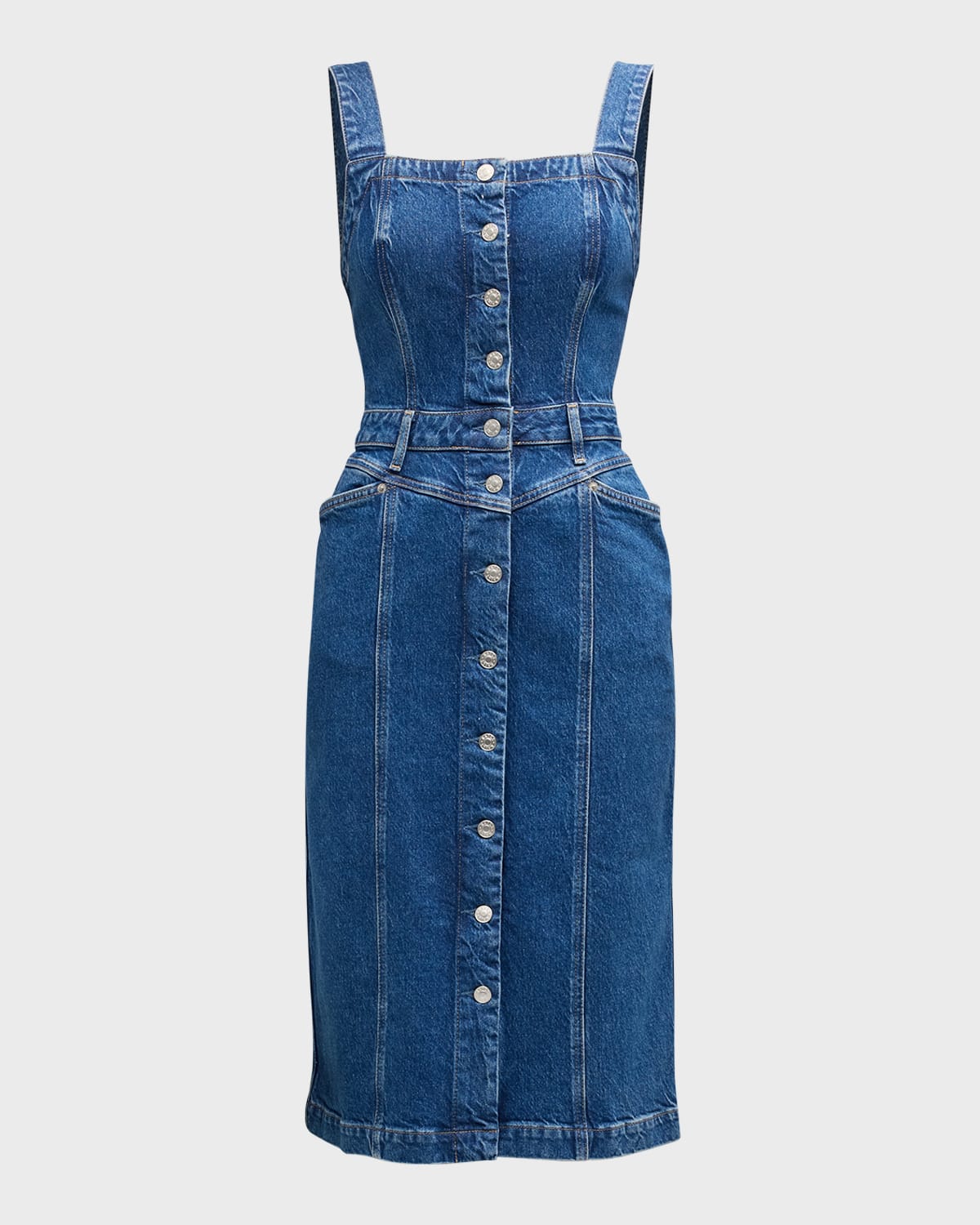 Rails Malibu Denim Midi Dress In Mazarine