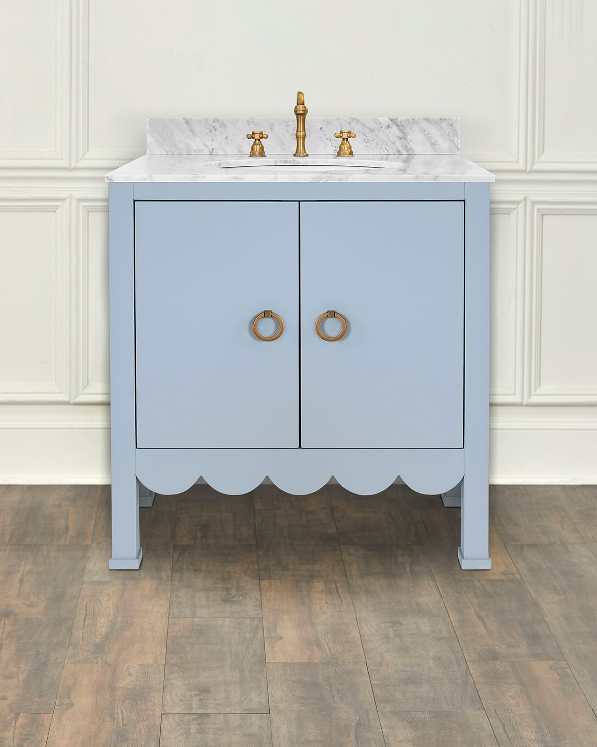 Worlds Away Kealey Bath Vanity In Light Blue