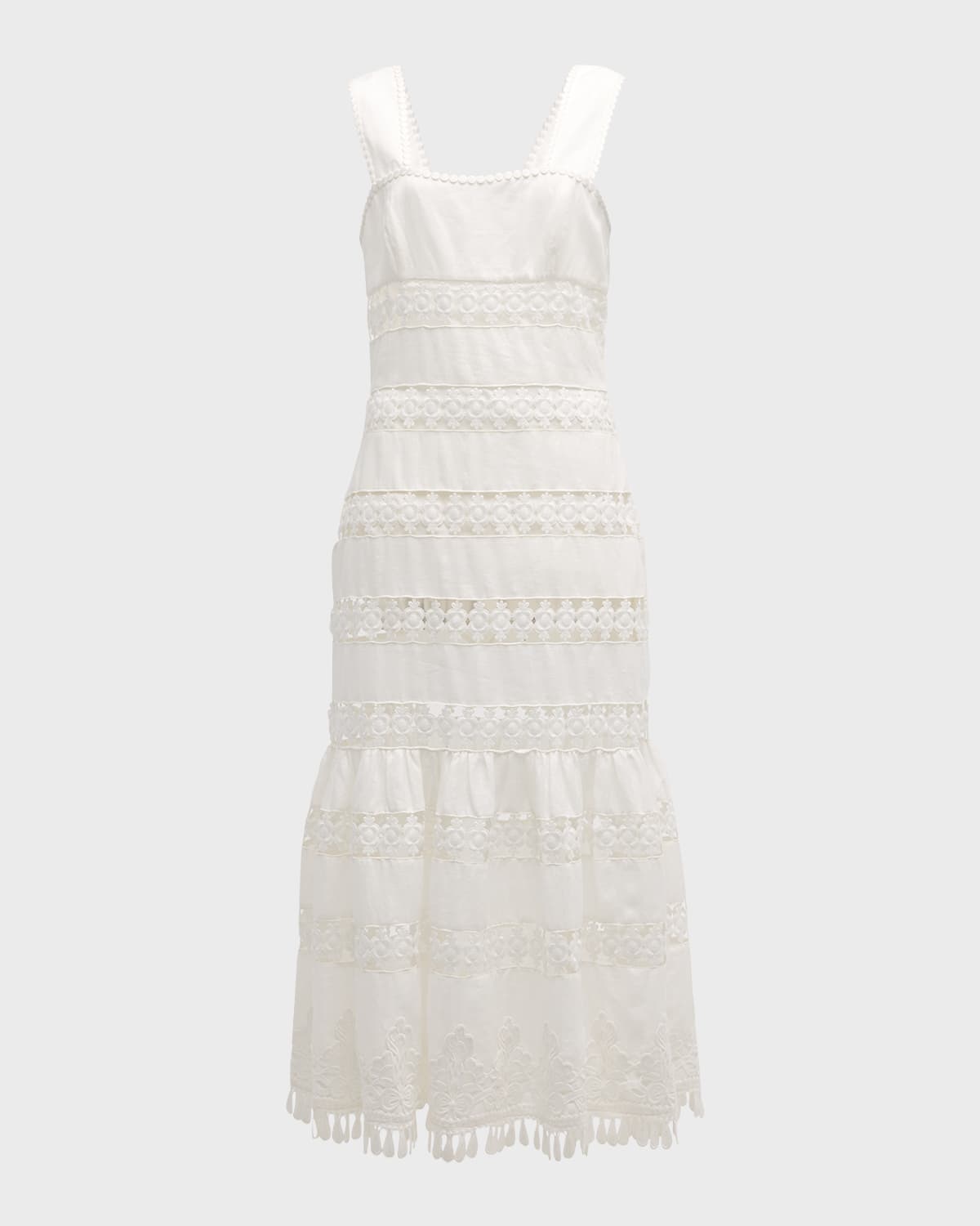 Zimmermann Pop Trimmed Midi Dress | Smart Closet