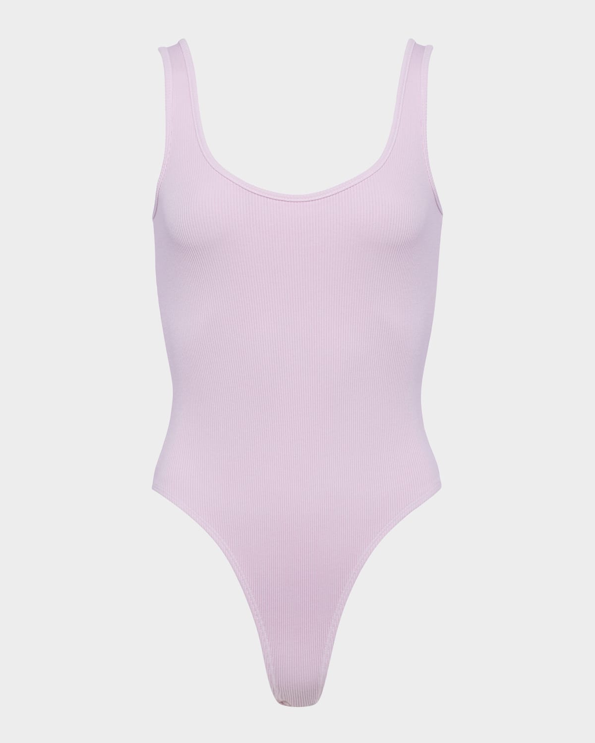 L AGENCE NICA SCOOP-NECK TANK BODYSUIT 