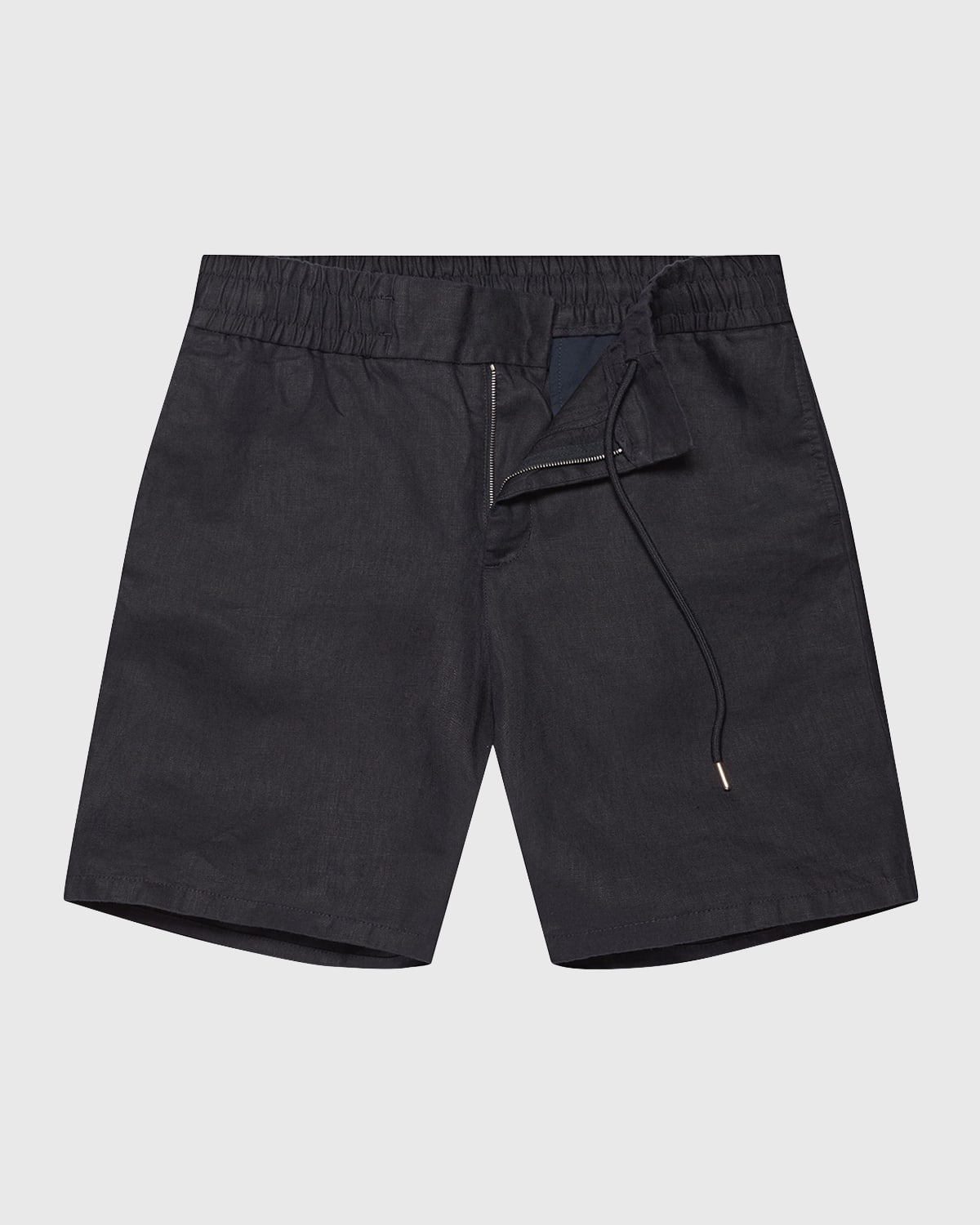 Orlebar Brown Men's Cornell Linen Shorts In Night Iris