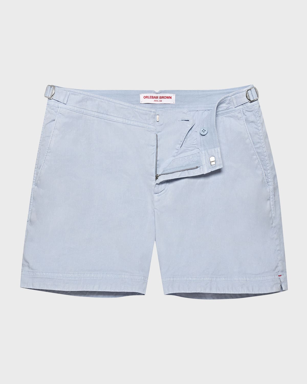 Orlebar Brown Men's Bulldog Twill Shorts In White