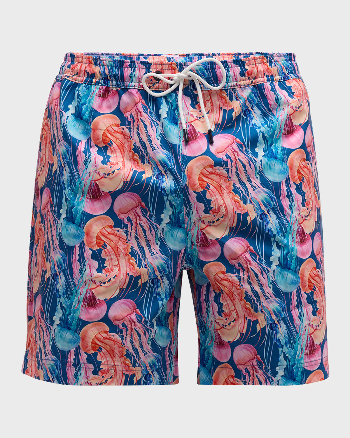 Shop Swims Men's Bari Jellyfish-printed Swim Shorts In Tidal Blue